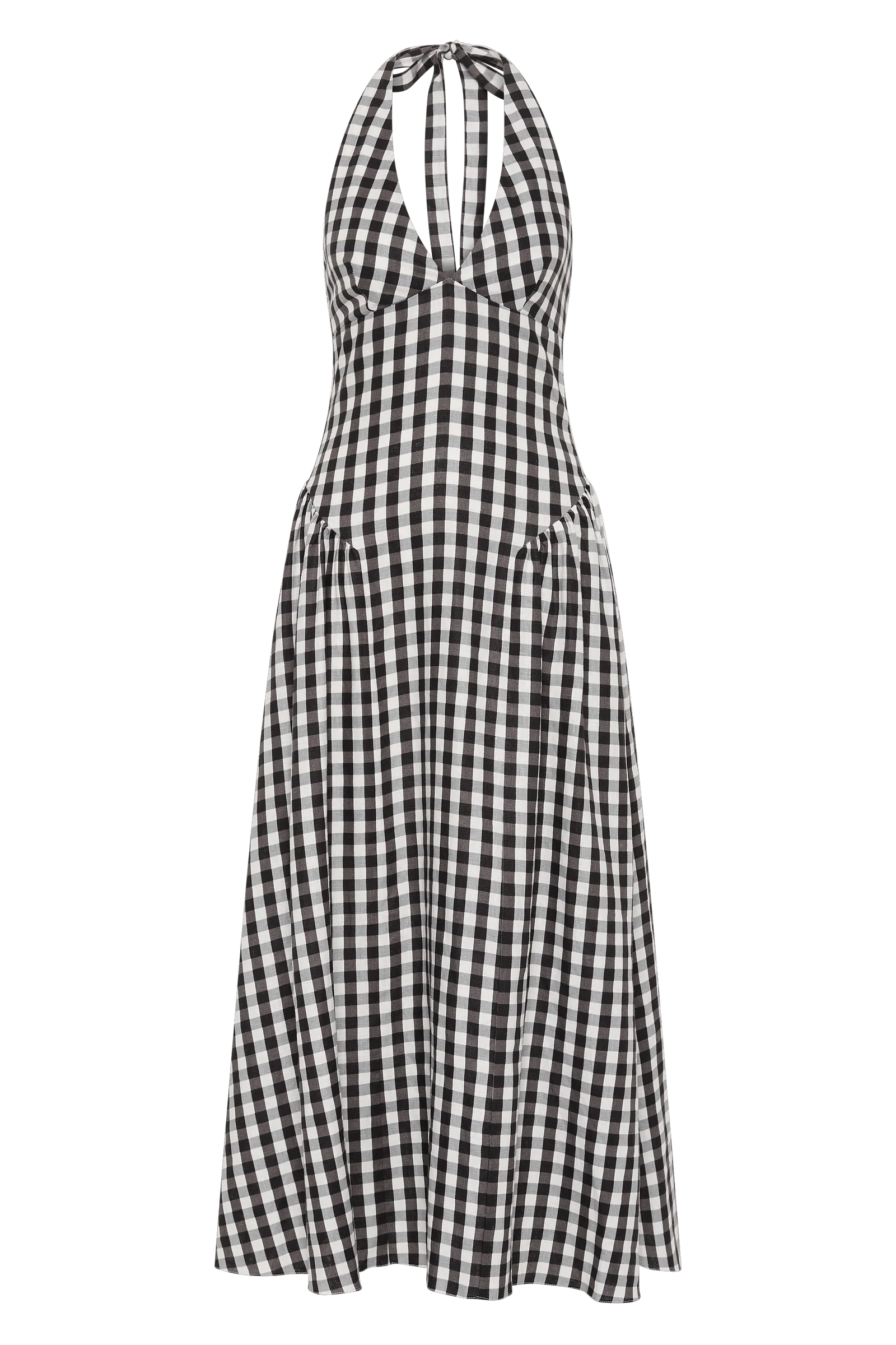 Faithfull The Brand | La Cala Mini Dress - Gingham Black