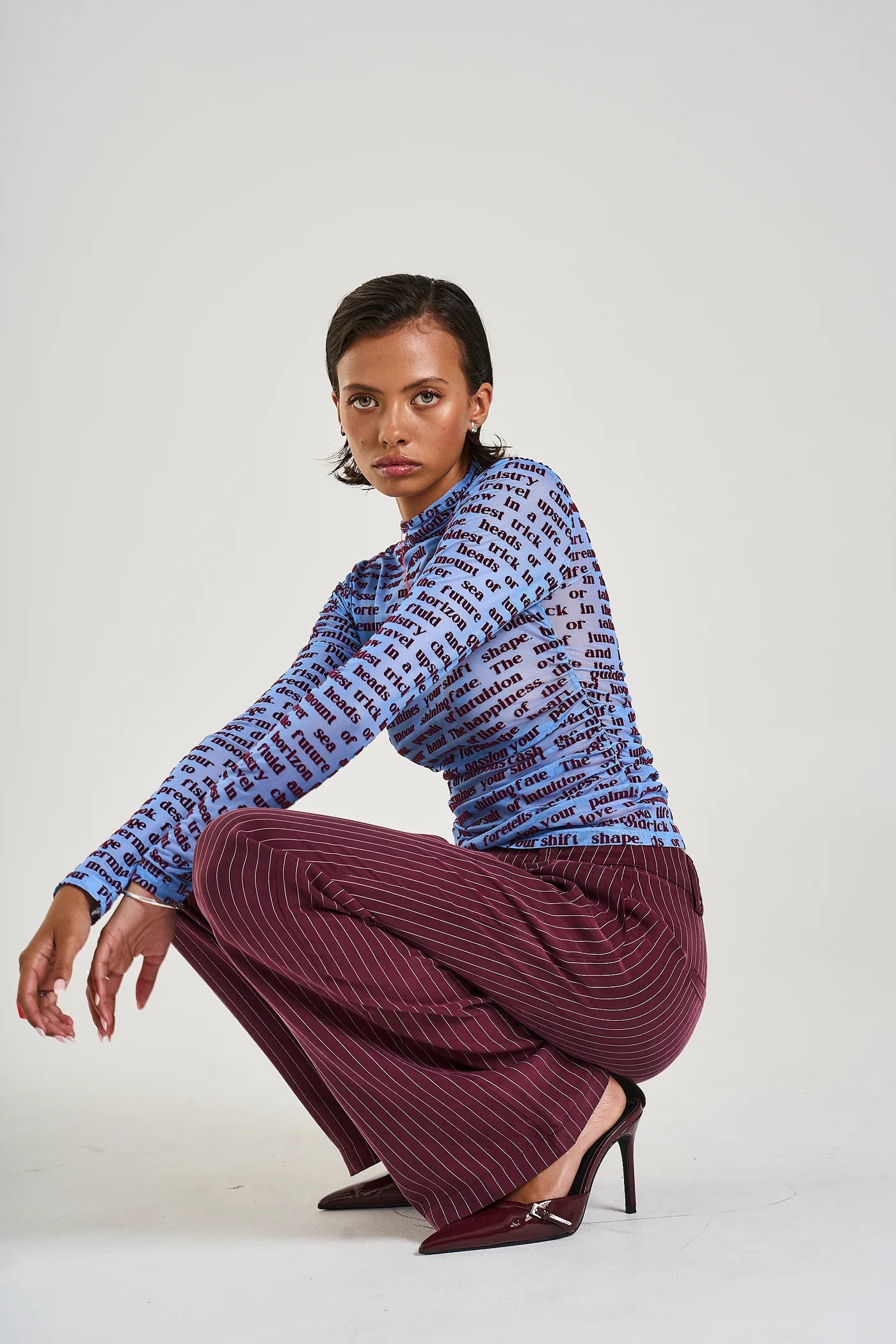 Summi Summi | LS Ruched Top Fortune Teller