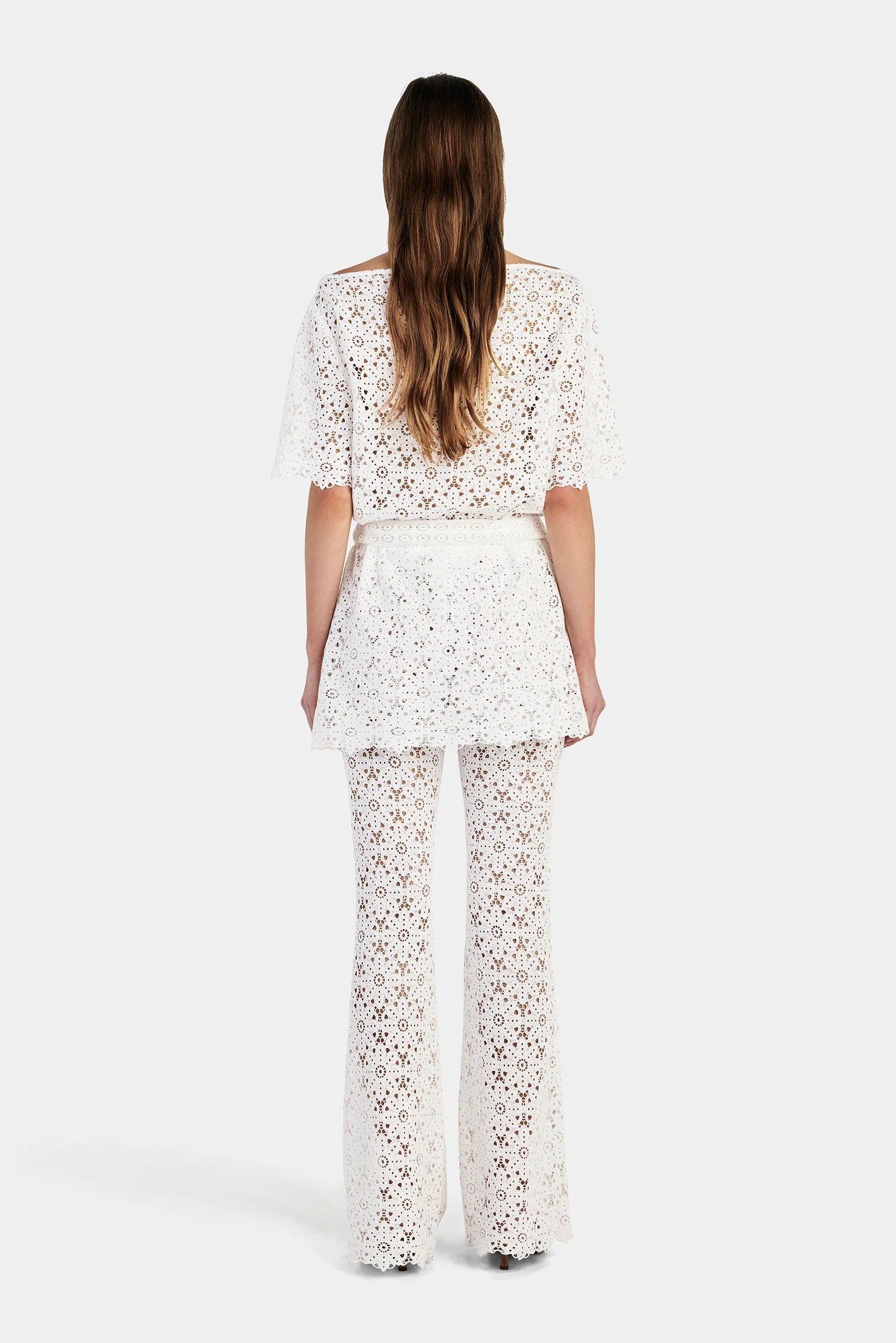 Hansen & Gretel | Marla Lace Tunic Top - Ivory