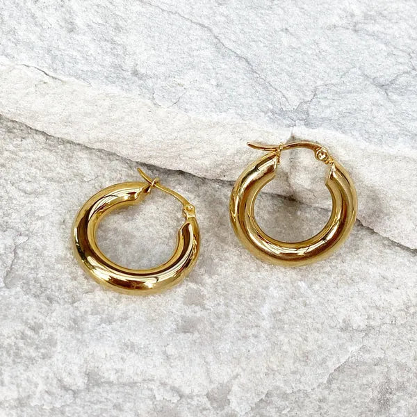 Hustle Hoop Earrings - Large