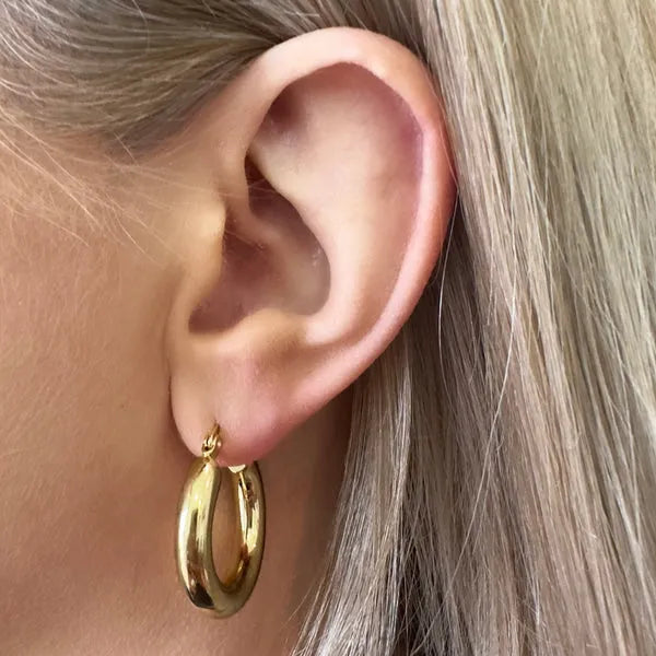 Hustle Hoop Earrings - Large