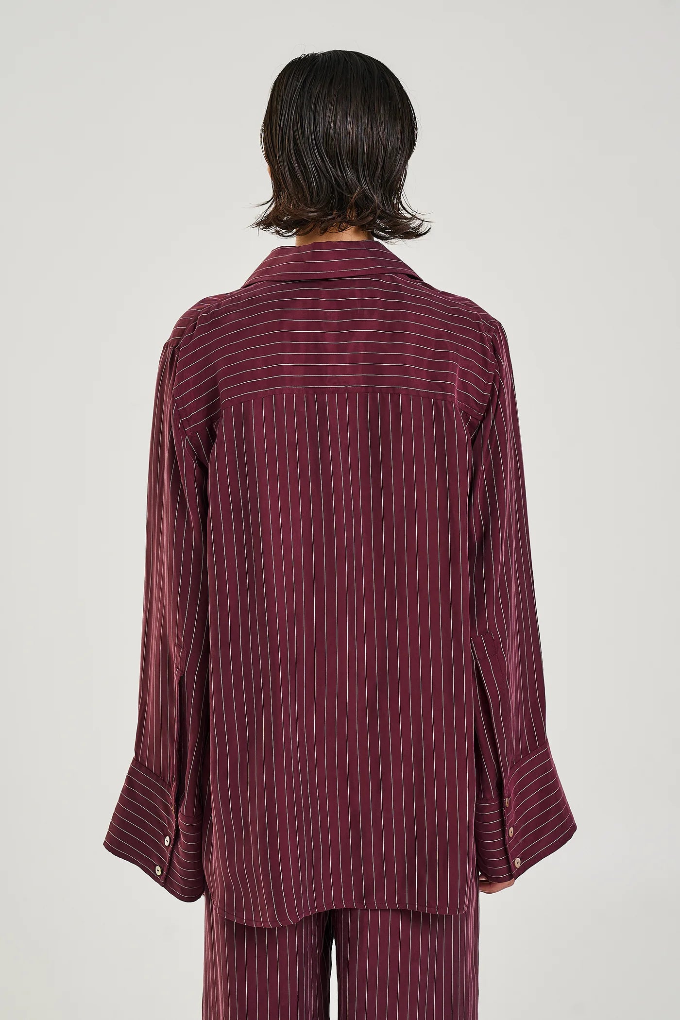 Summi Summi | Cuff Shirt - Kina Pinstripe