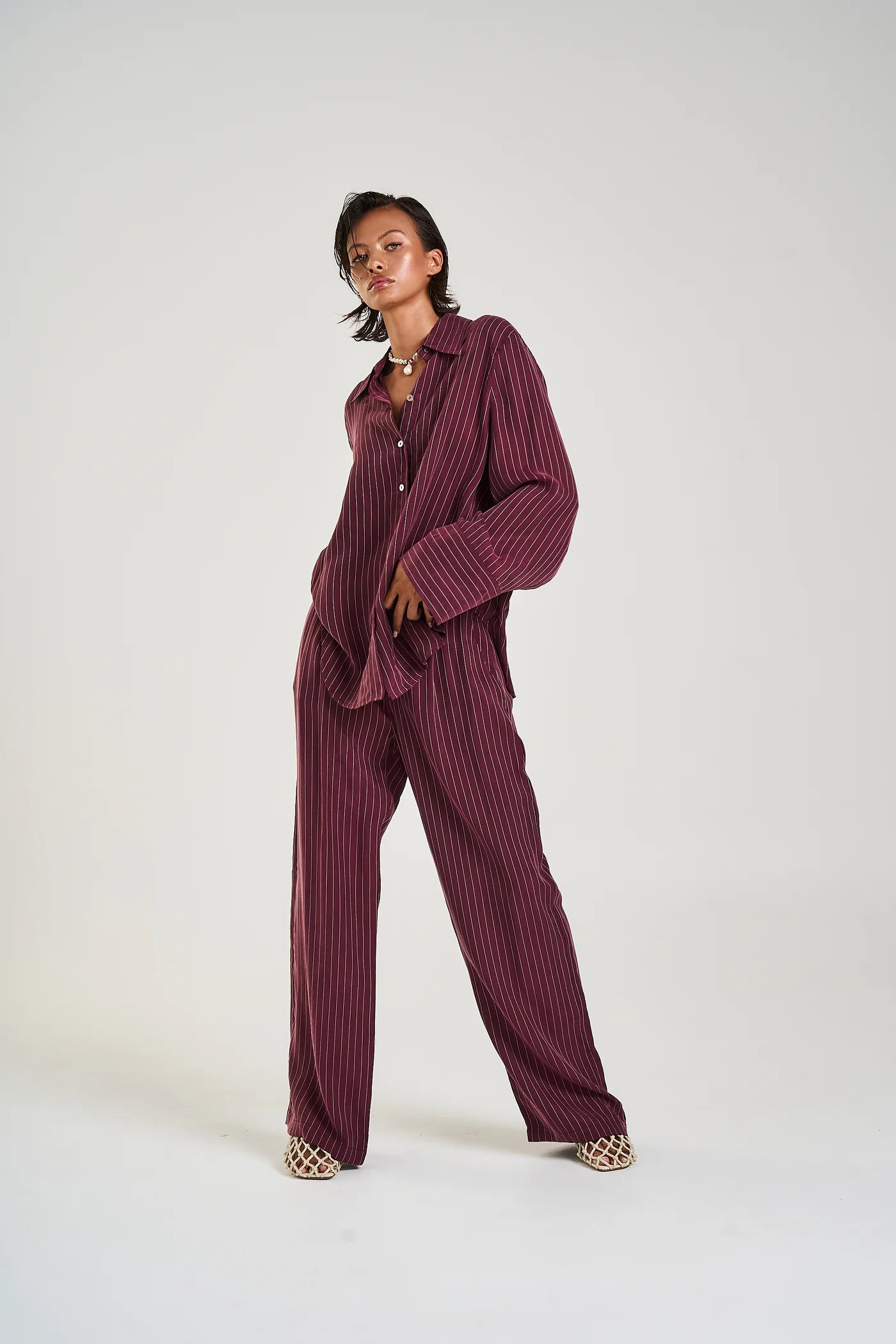 Summi Summi | Boss Pant Kina Pinstripe