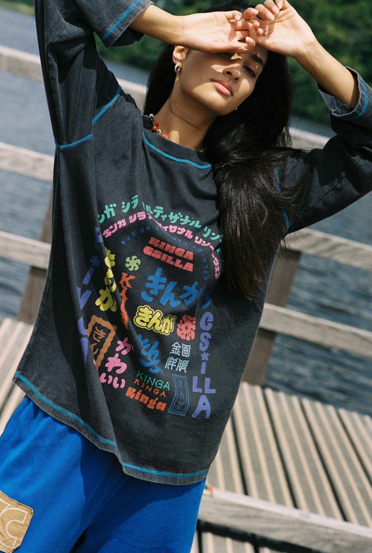 Kinga Csilla | Lantern Tommy Tee - Charcoal