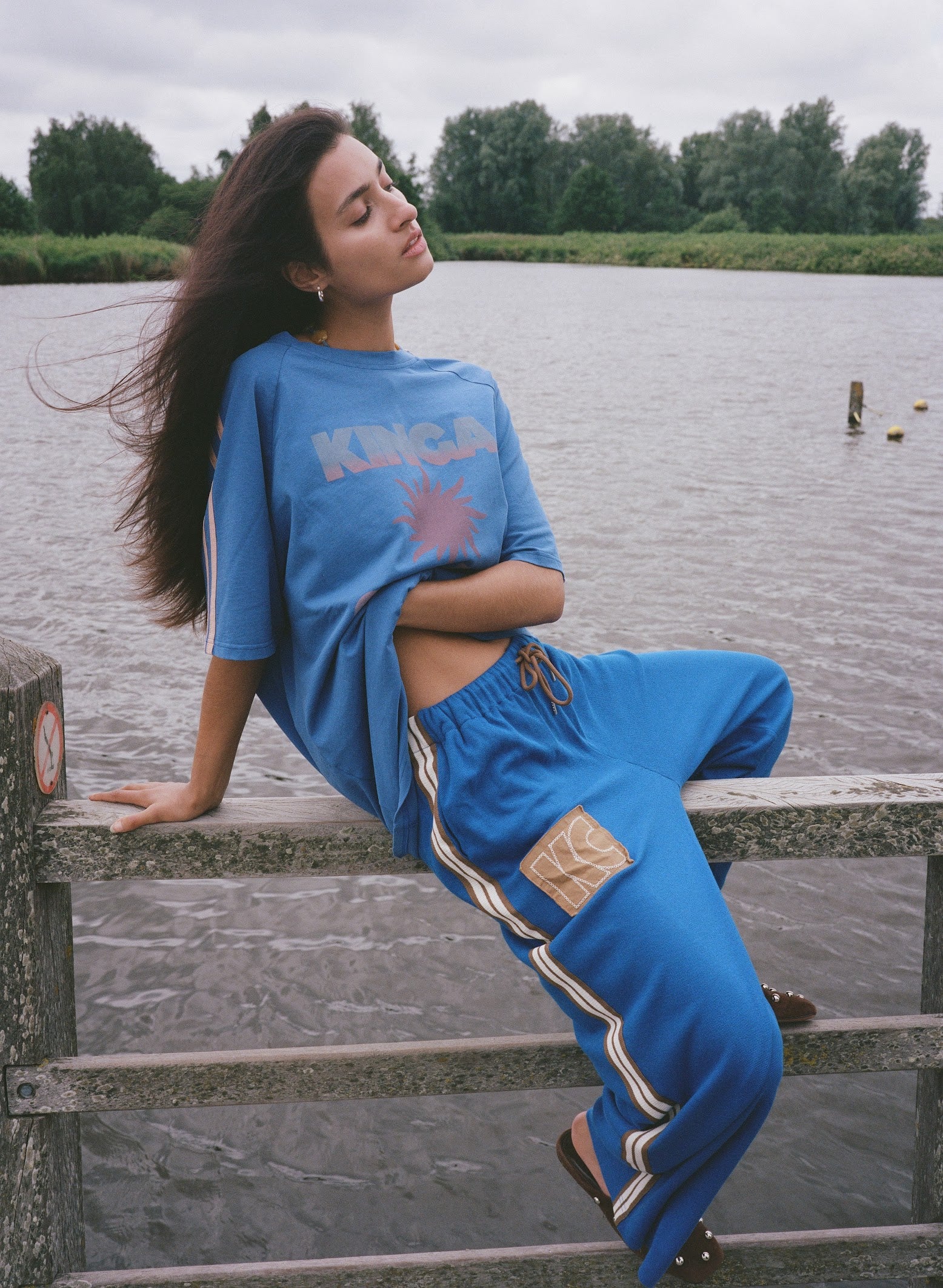 Kinga Csilla | Sunset Tee - Blue