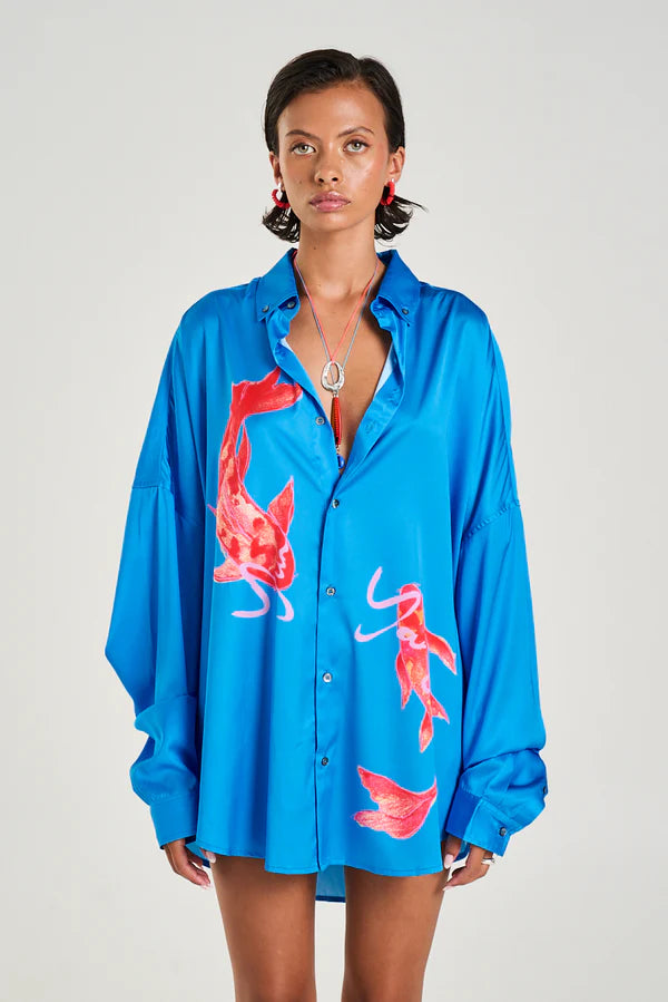 Summi Summi | LS OS Shirt - Koi