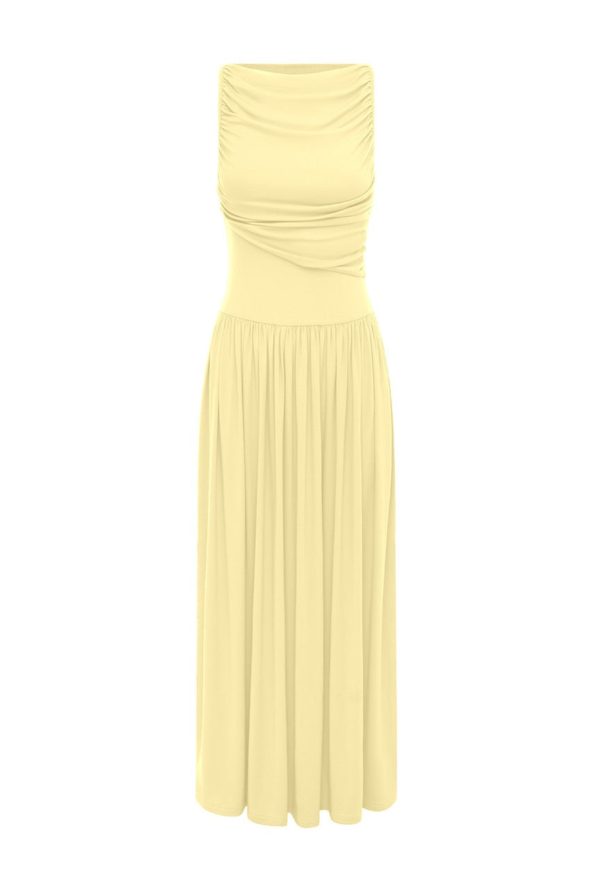 Runaway The Label | Nalla Maxi Dress - Lemon