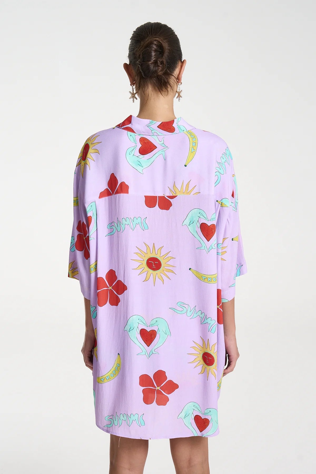Summi Summi | Big Shirt - Lilac Troppo