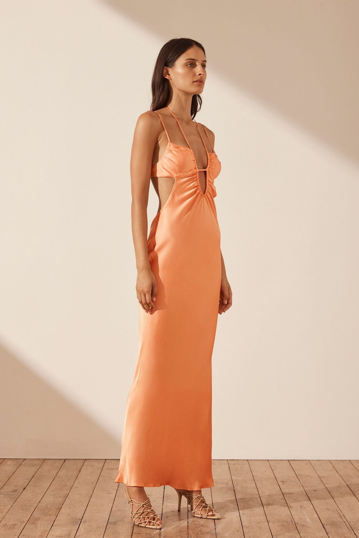 Shona Joy | Arienzo Cut Out Open Back Maxi Dress