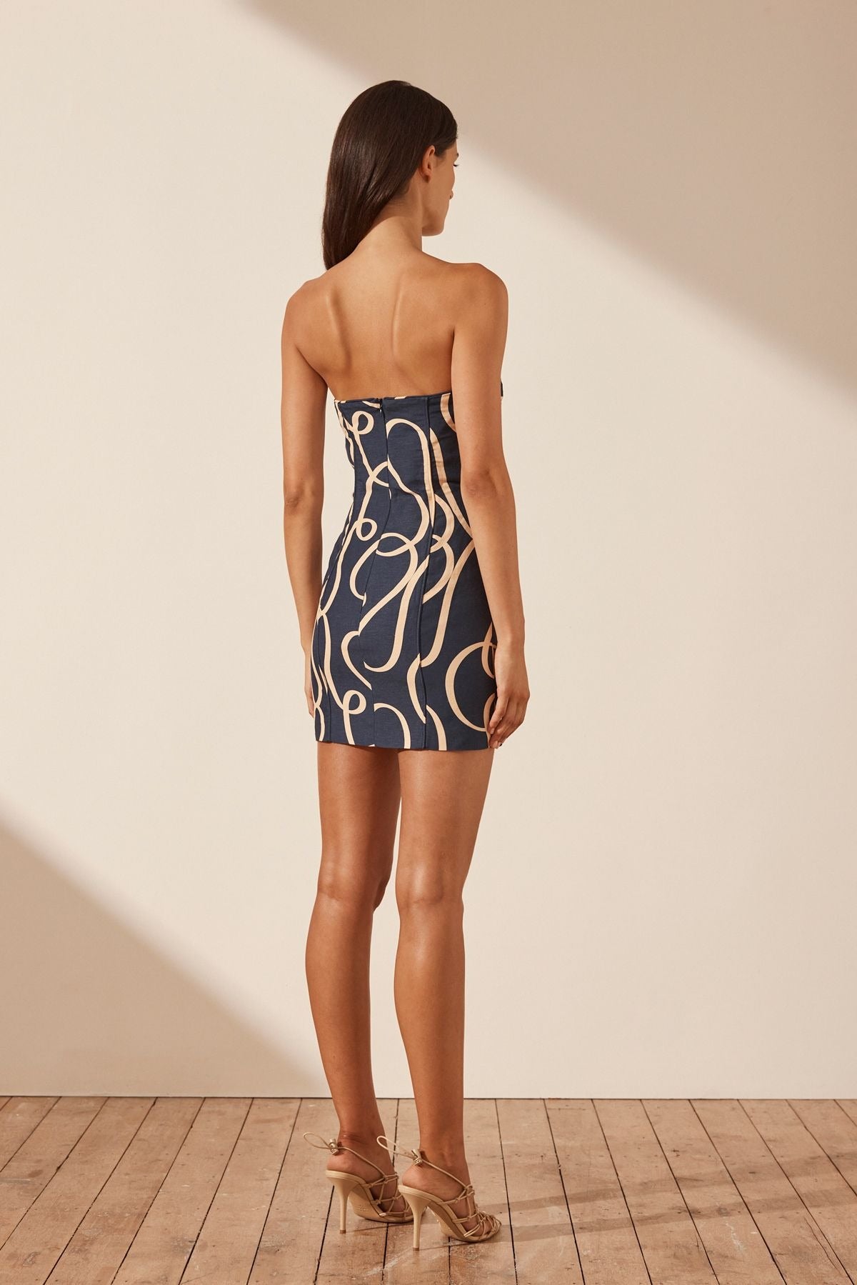Shona Joy | Vivaro Strapless Panelled Mini Dress
