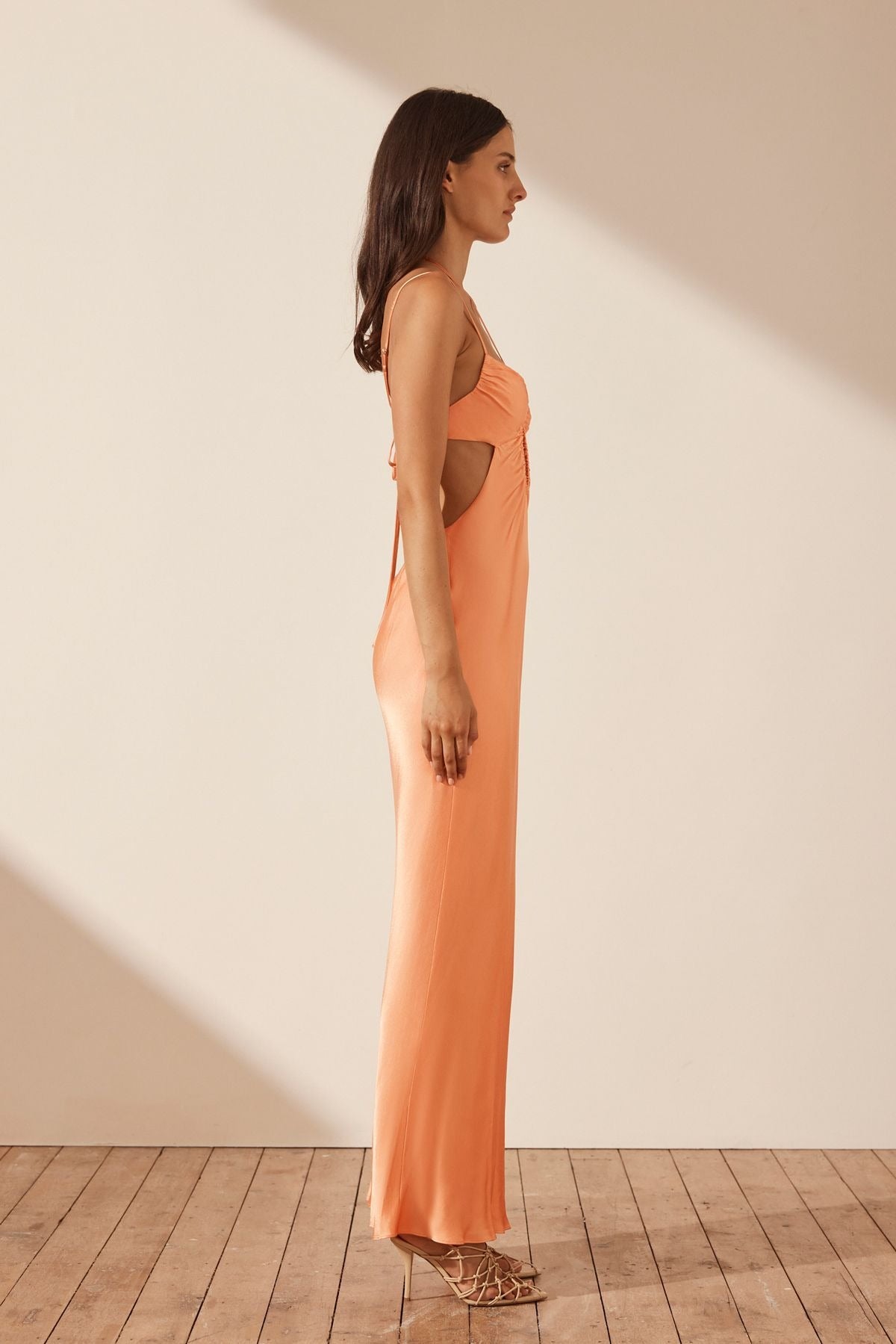 Shona Joy | Arienzo Cut Out Open Back Maxi Dress