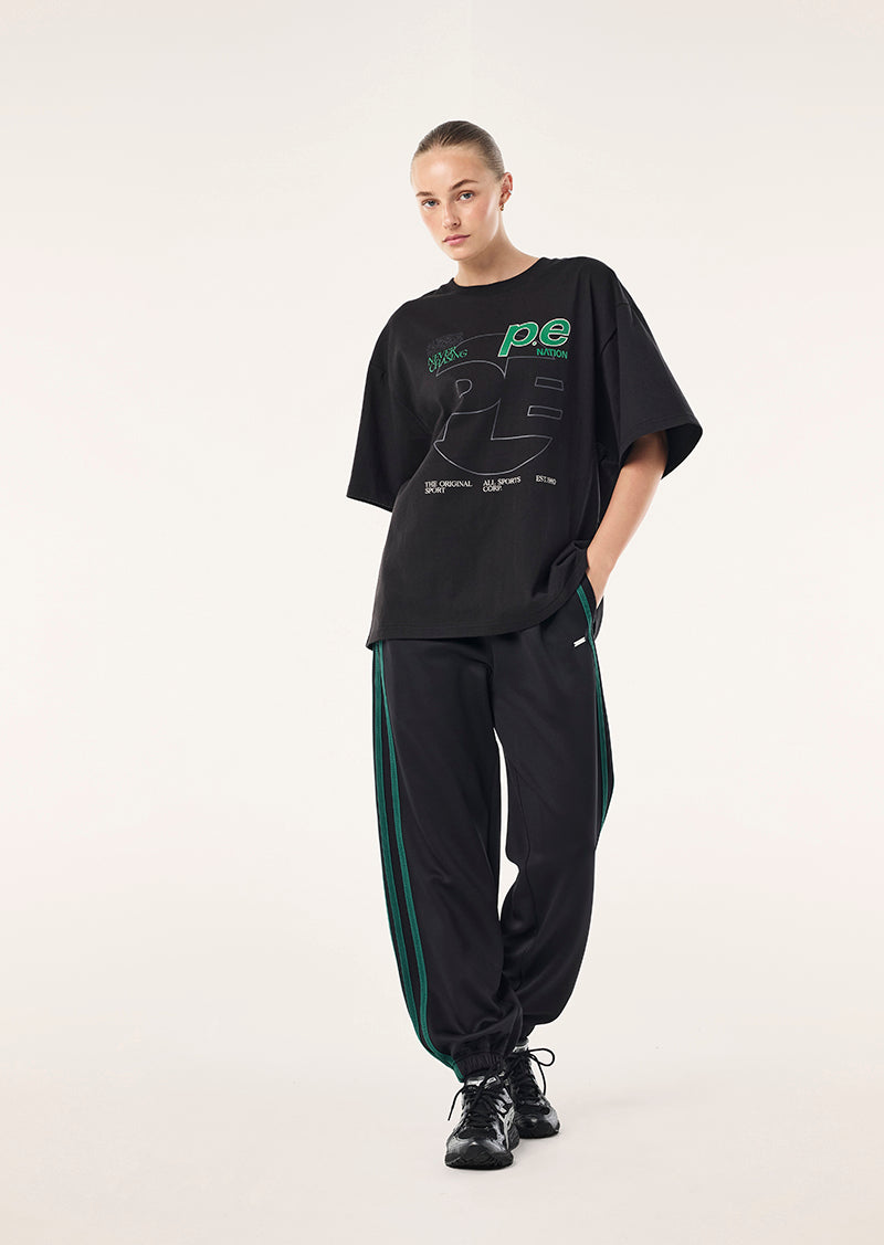 PE Nation | Current Oversized Tee - Black