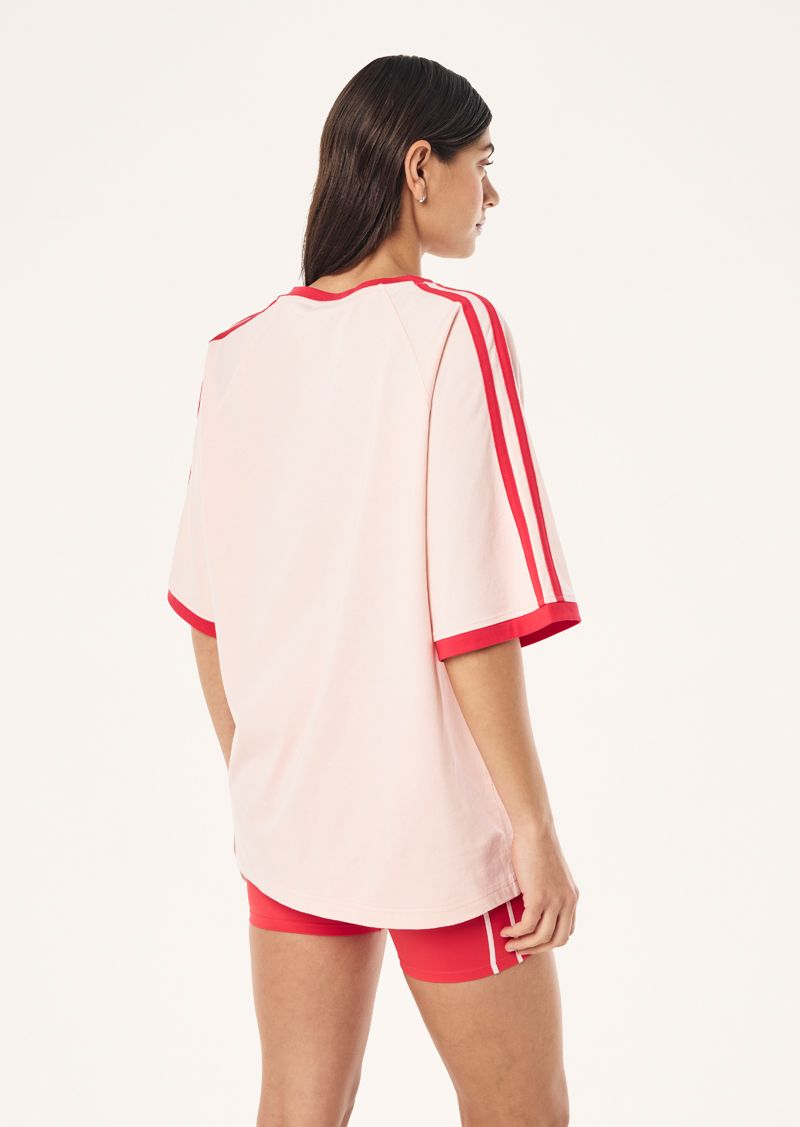 PE Nation | Spinout Baseball Tee - Soft Pink