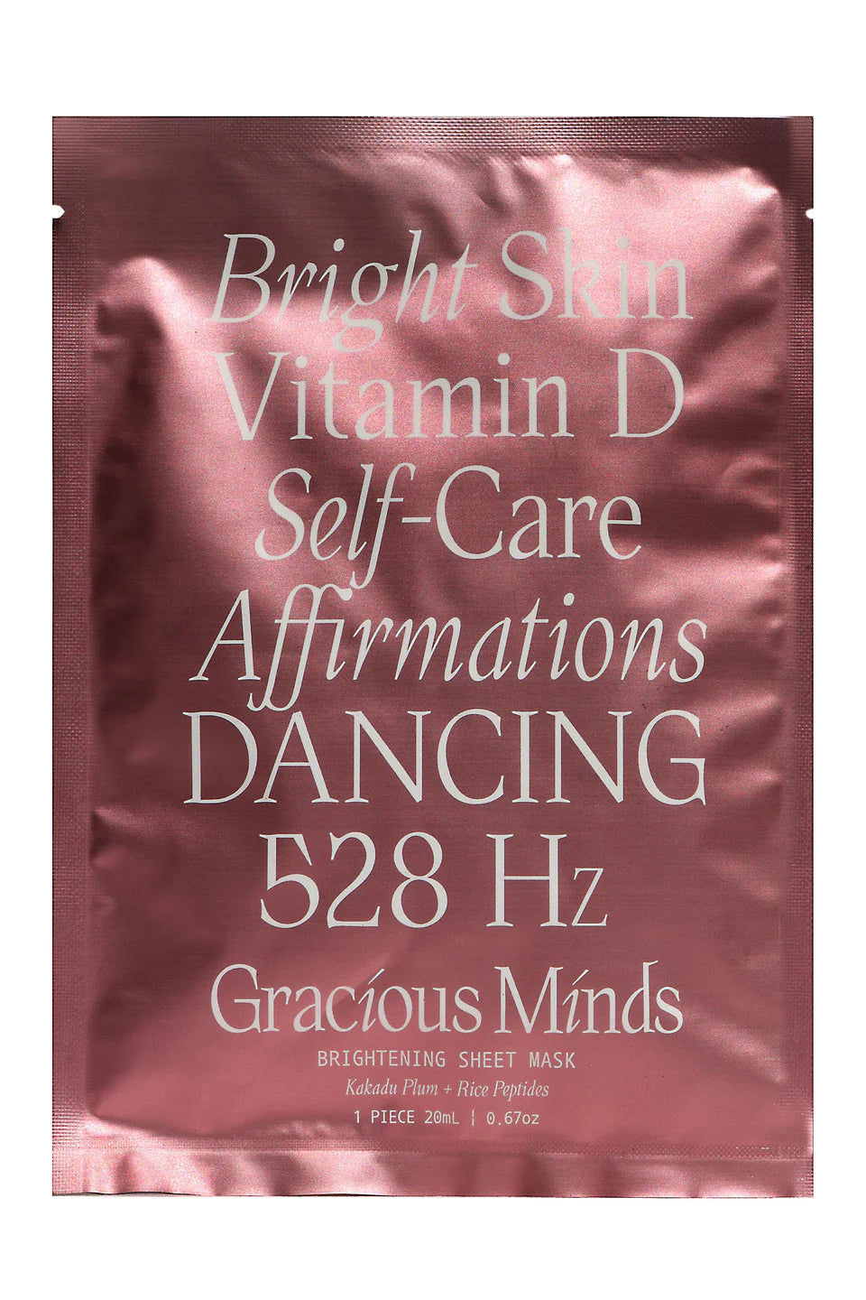 Gracious Minds | Bright Unveil Sheet Mask