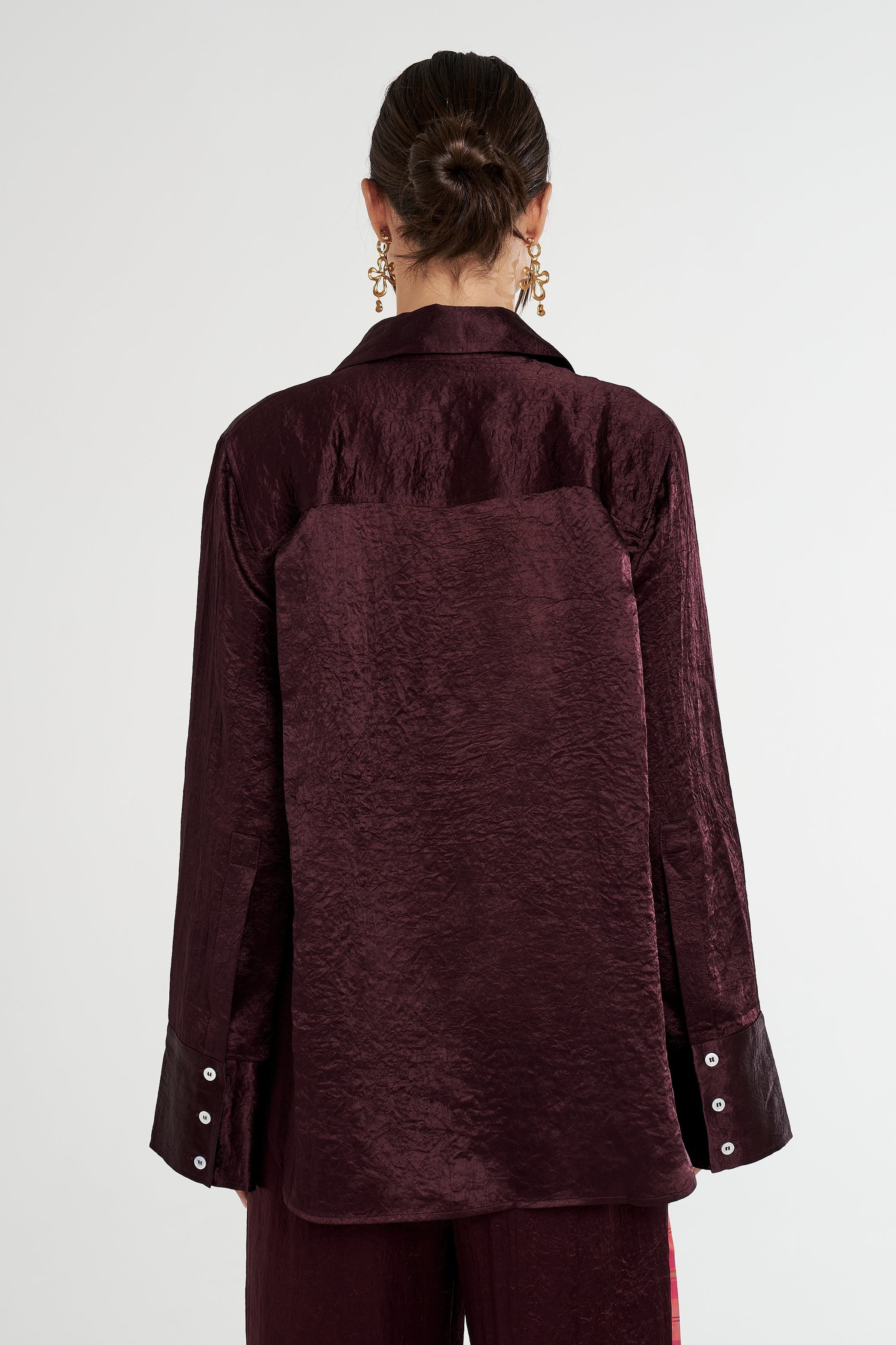 Summi Summi | Cuff Shirt - Plum