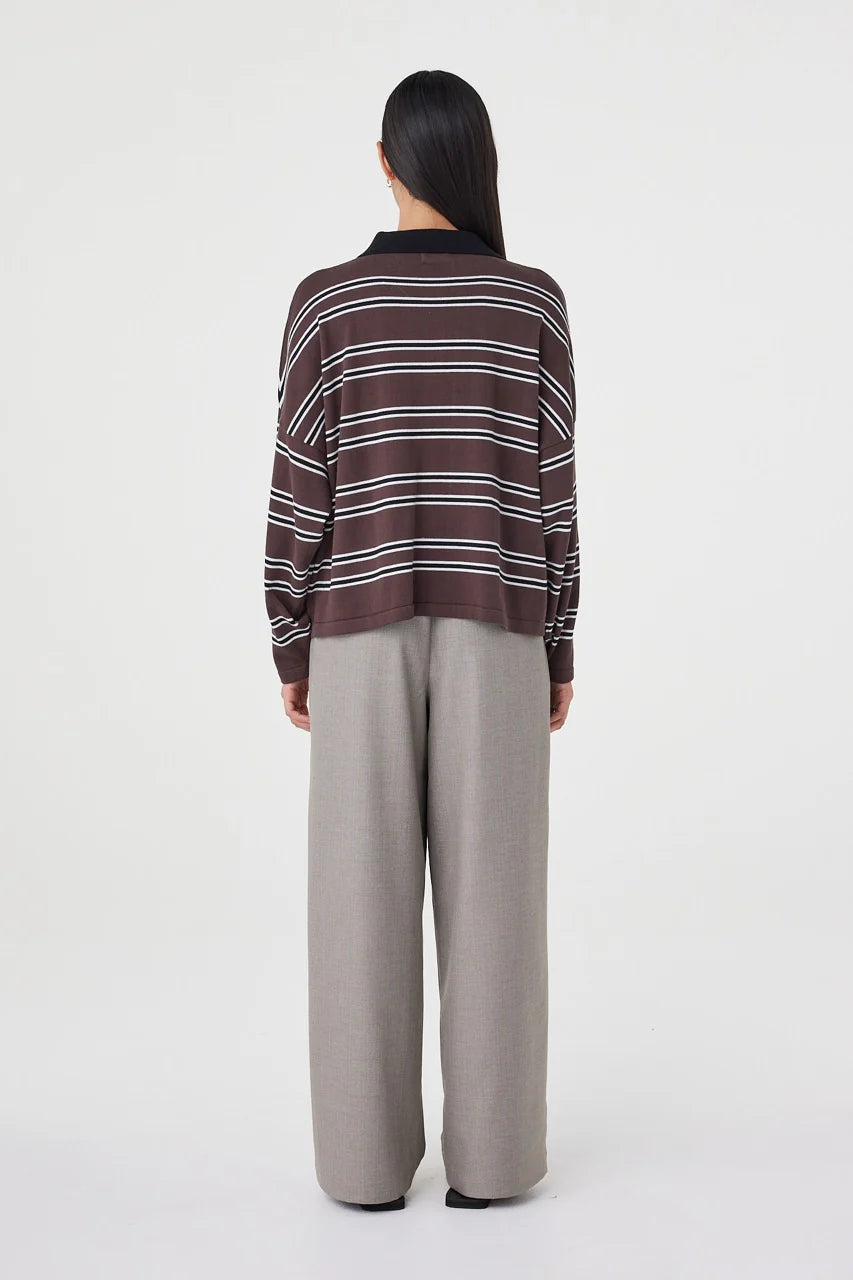 Arcaa Movement | Rayne Knit Jersey - Espresso