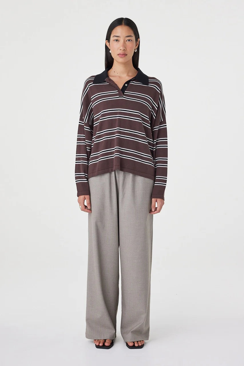 Arcaa Movement | Rayne Knit Jersey - Espresso