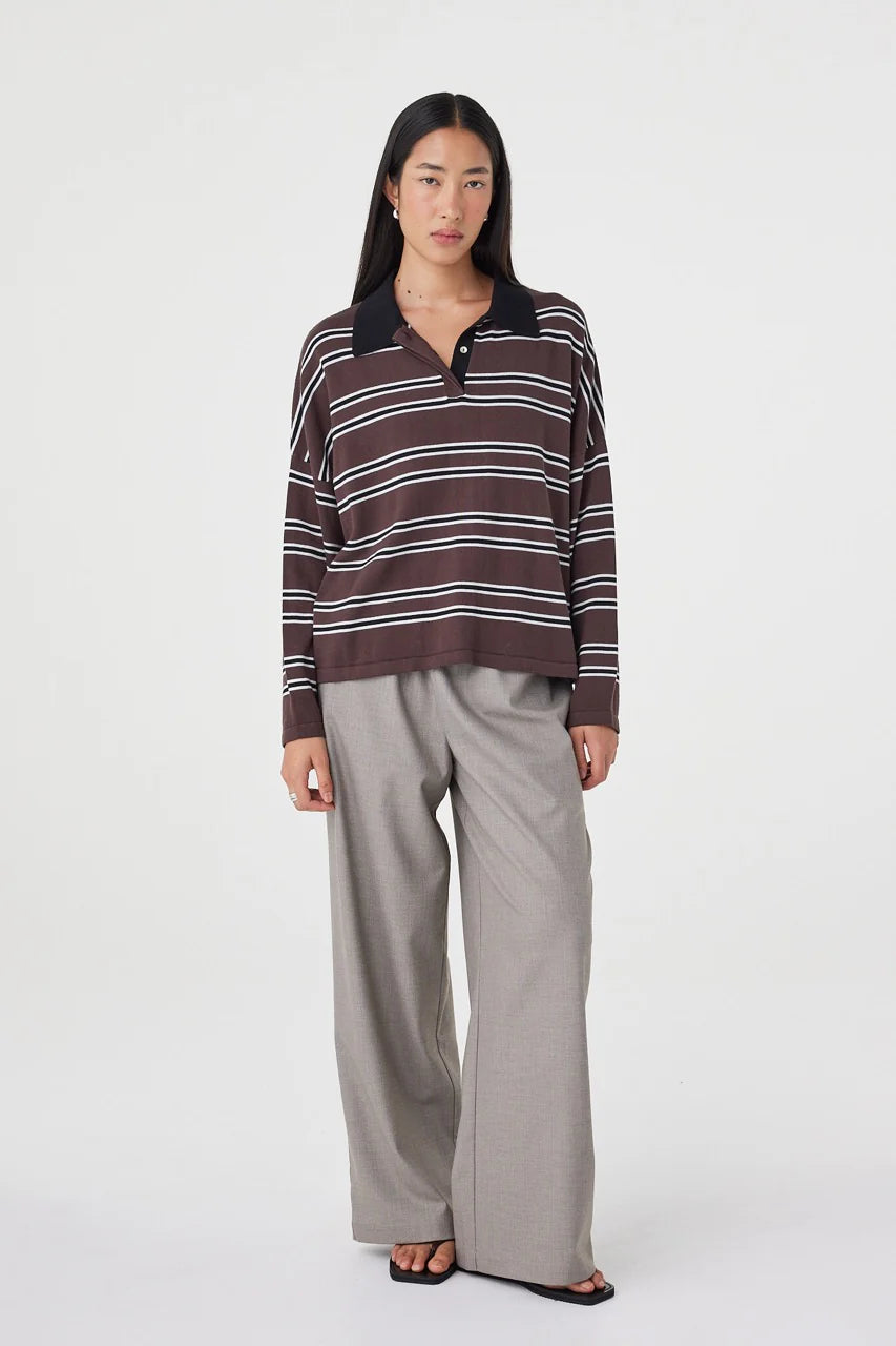 Arcaa Movement | Rayne Knit Jersey - Espresso