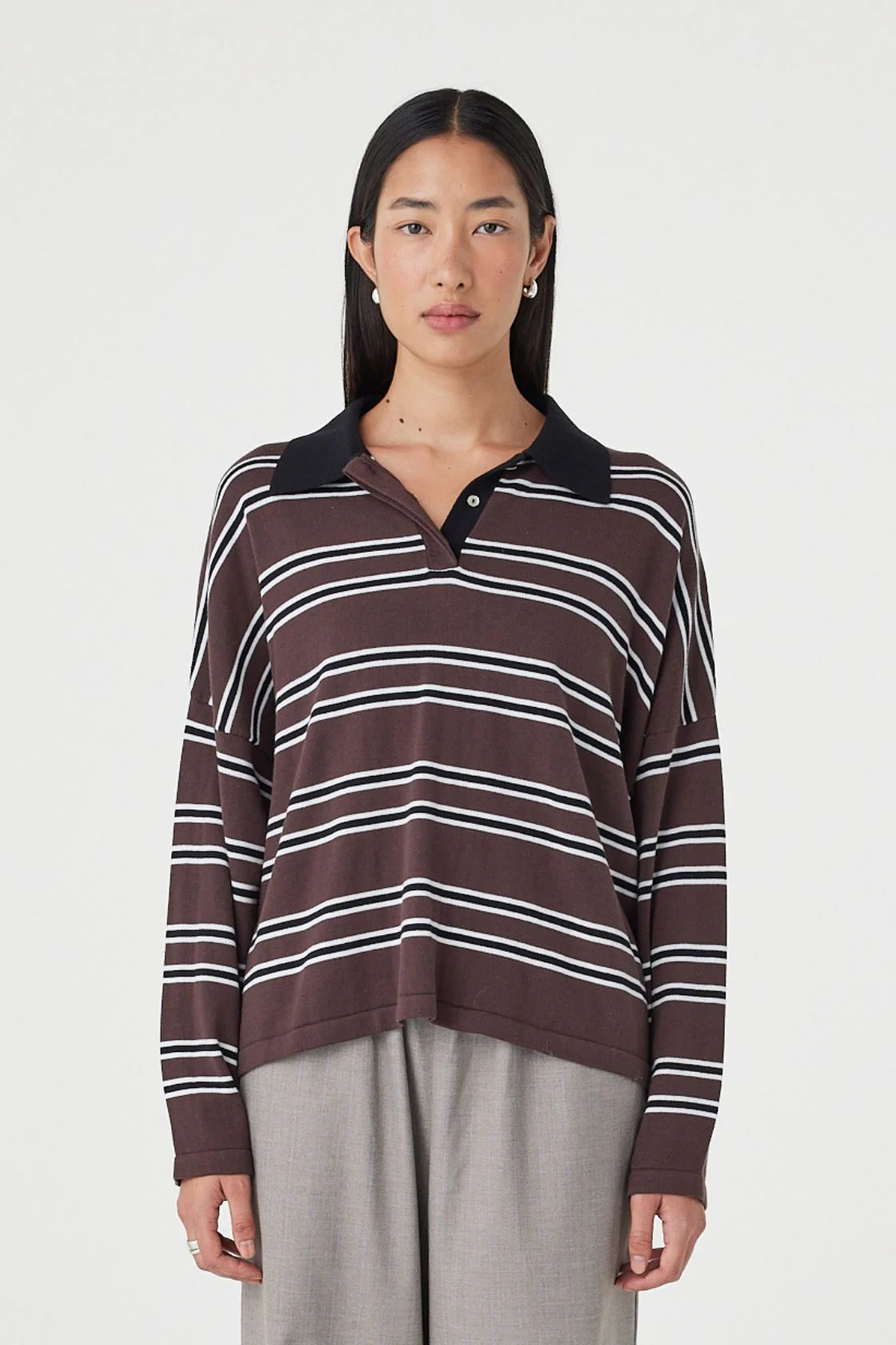 Arcaa Movement | Rayne Knit Jersey - Espresso