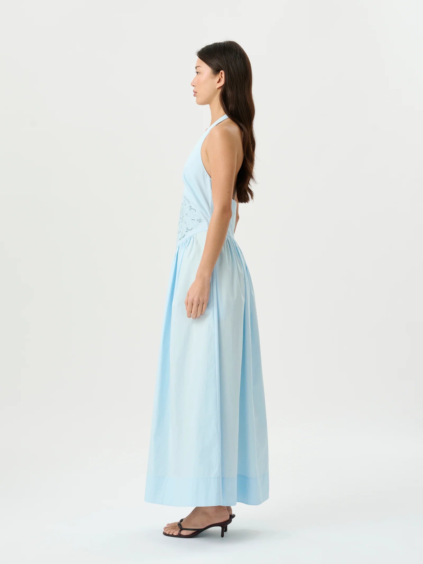 Roame | Maddie Halter Dress - Powder Blue