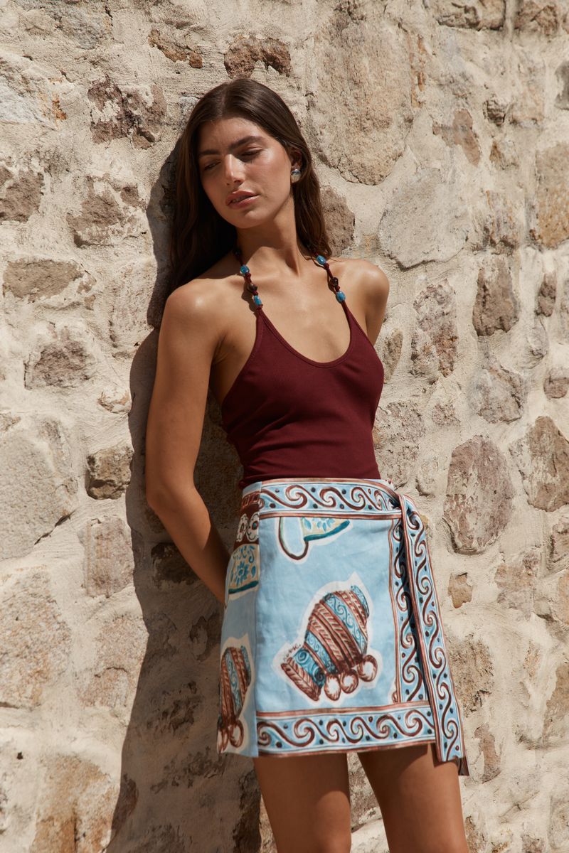 Roame | Ember Rib Tank - Mulberry