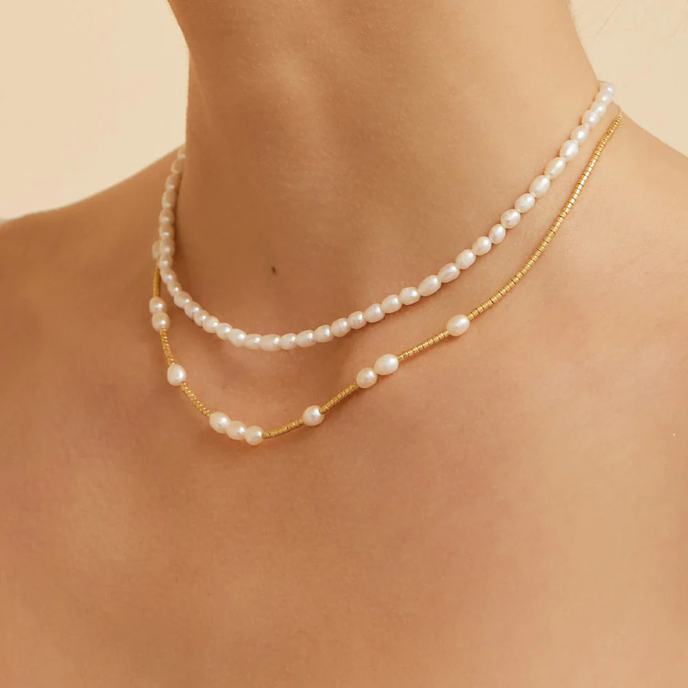 Arms Of Eve | Peppa Gold and Pearl Choker