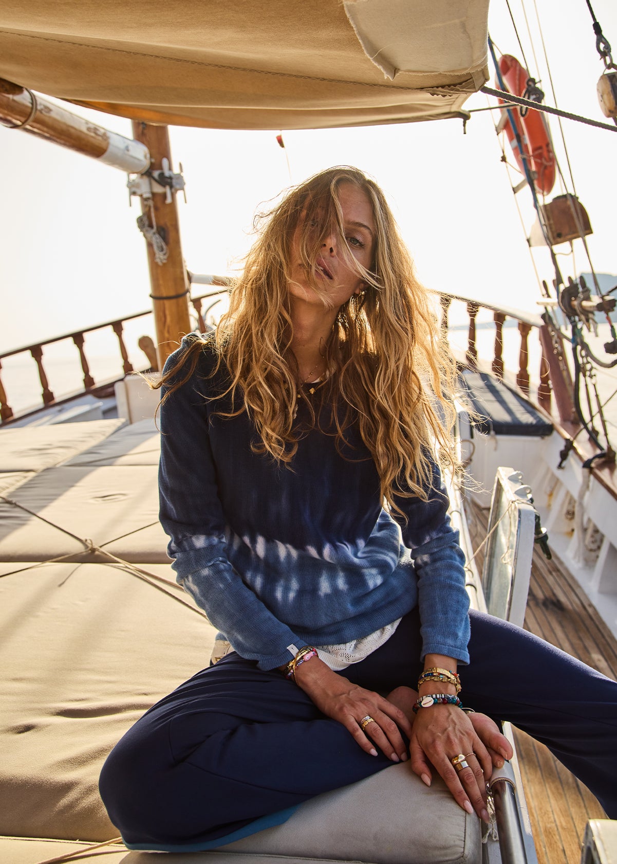 The Upside | Seeker Amana Long Sleeve Knit – Tie Dye