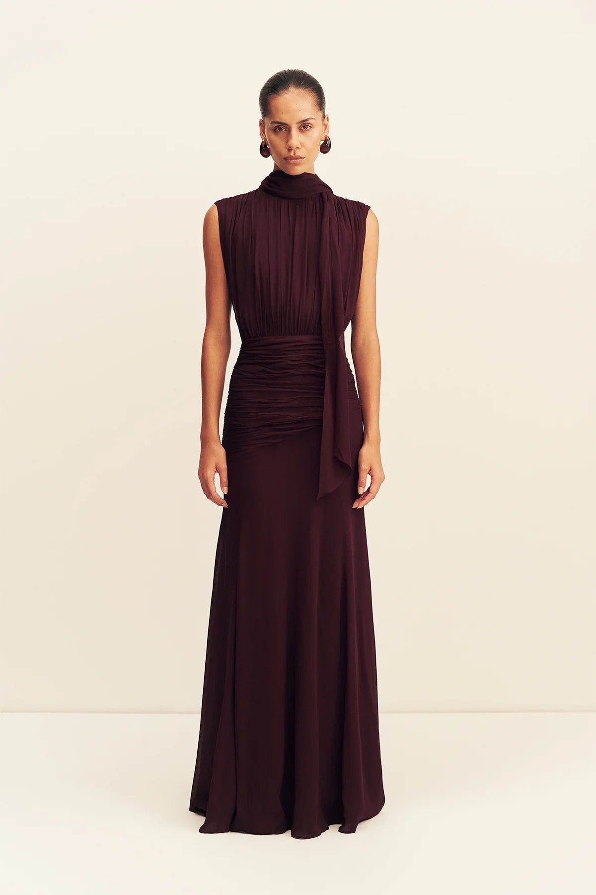 Shona Joy | Amina Scarf Neck Maxi Dress