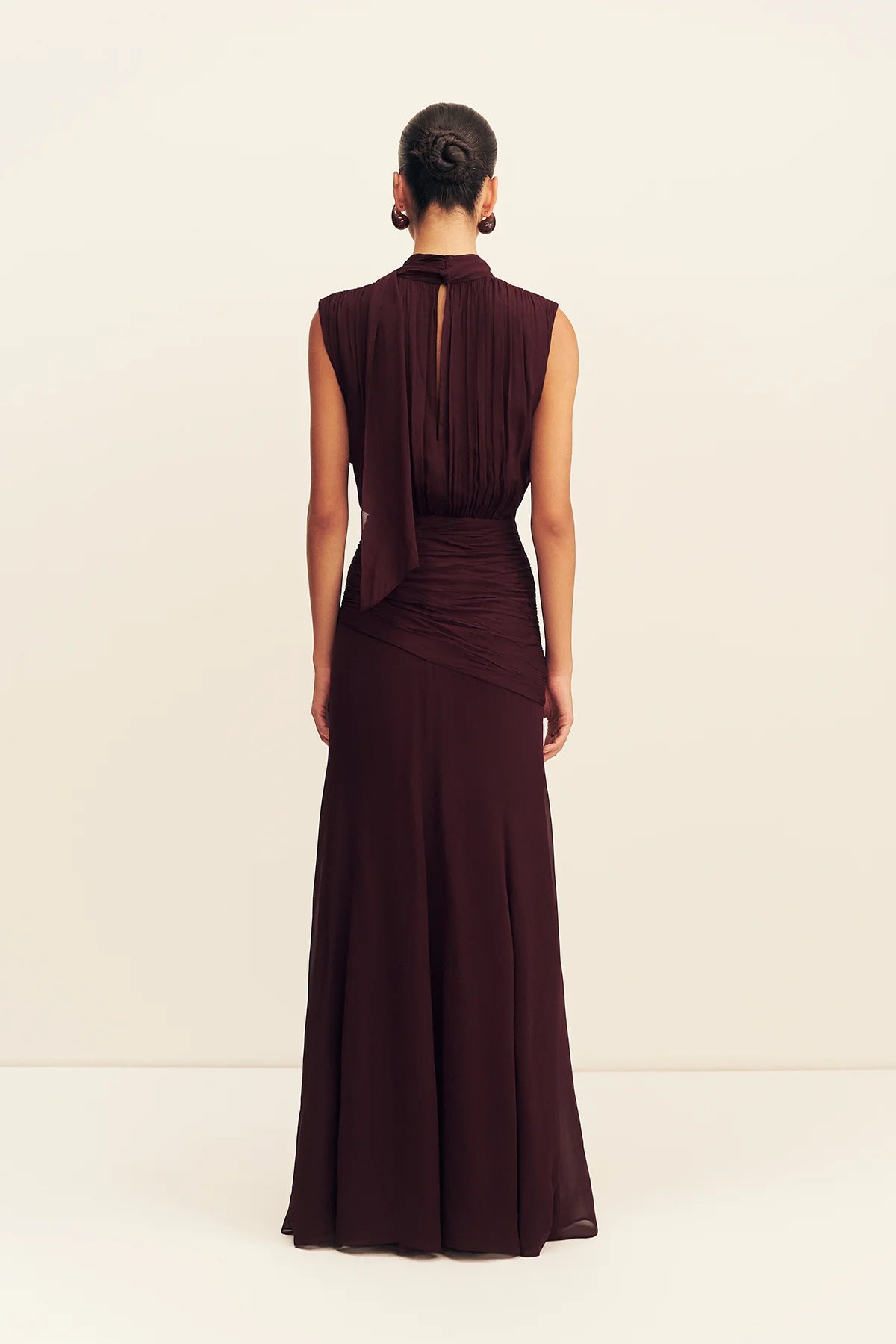 Shona Joy | Amina Scarf Neck Maxi Dress