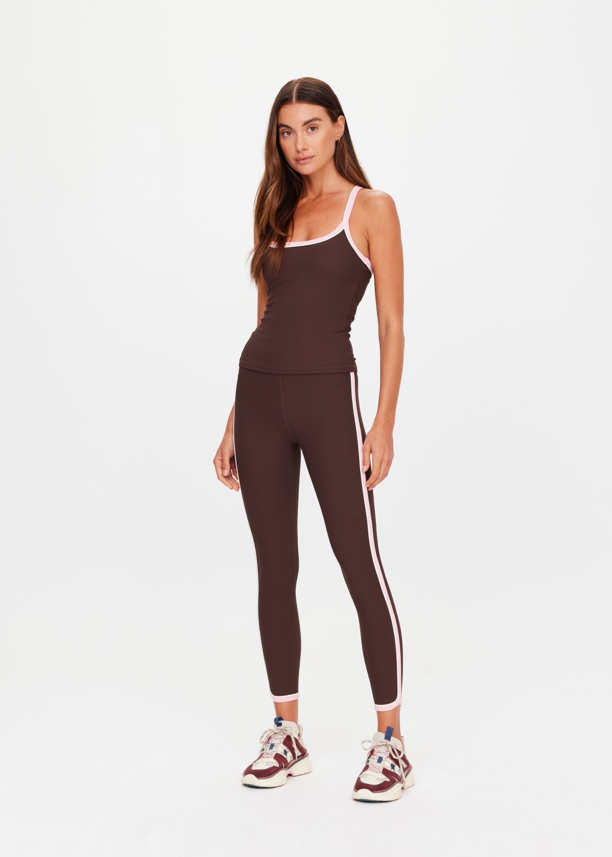 The Upside | 25in Midi Pant - Chocolate Rhythm