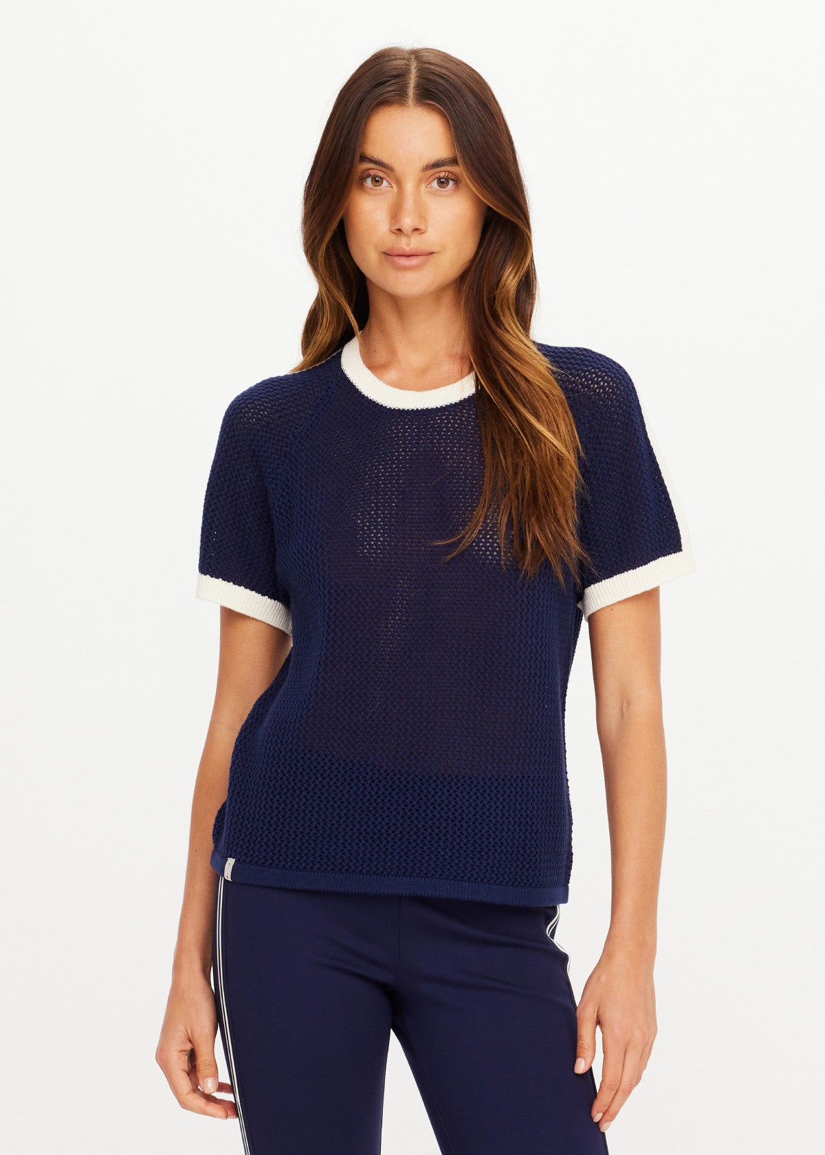 The Upside | Fenway Jordan Knit Tee - Navy