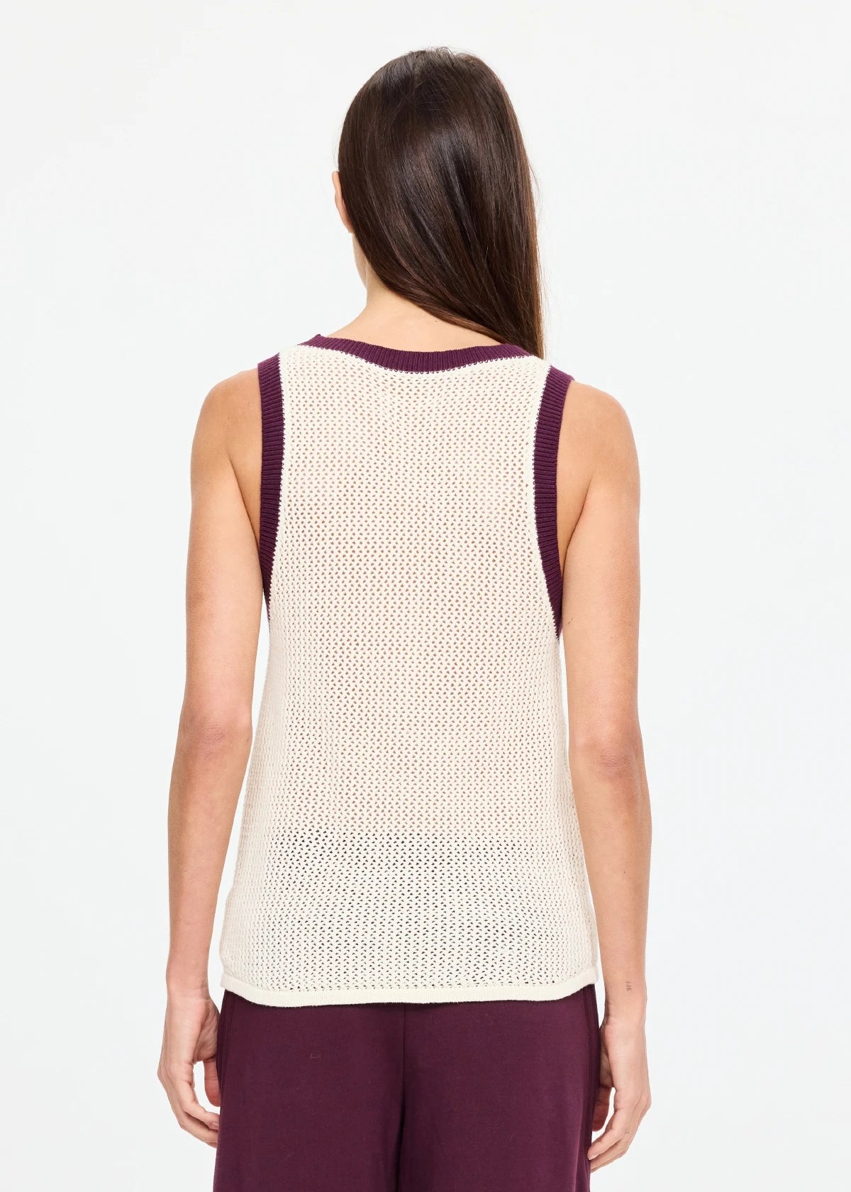 The Upside | Fenway Wales Knit Tank - Cream