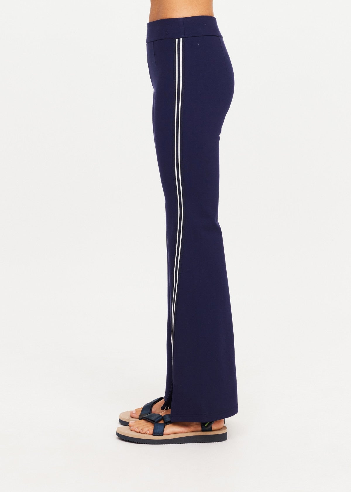 The Upside | Joyela Panelled Flare Pant - Navy