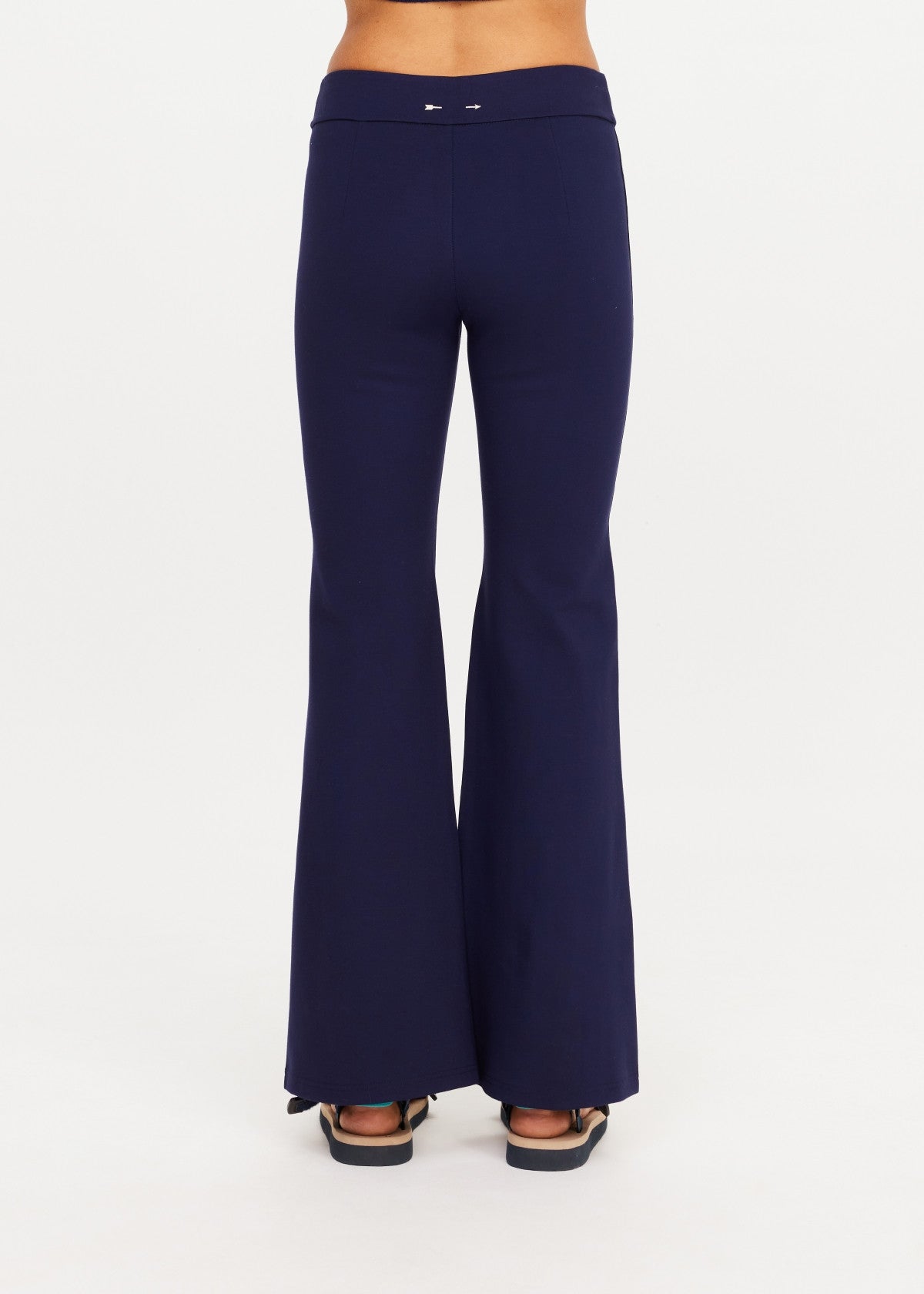 The Upside | Joyela Panelled Flare Pant - Navy