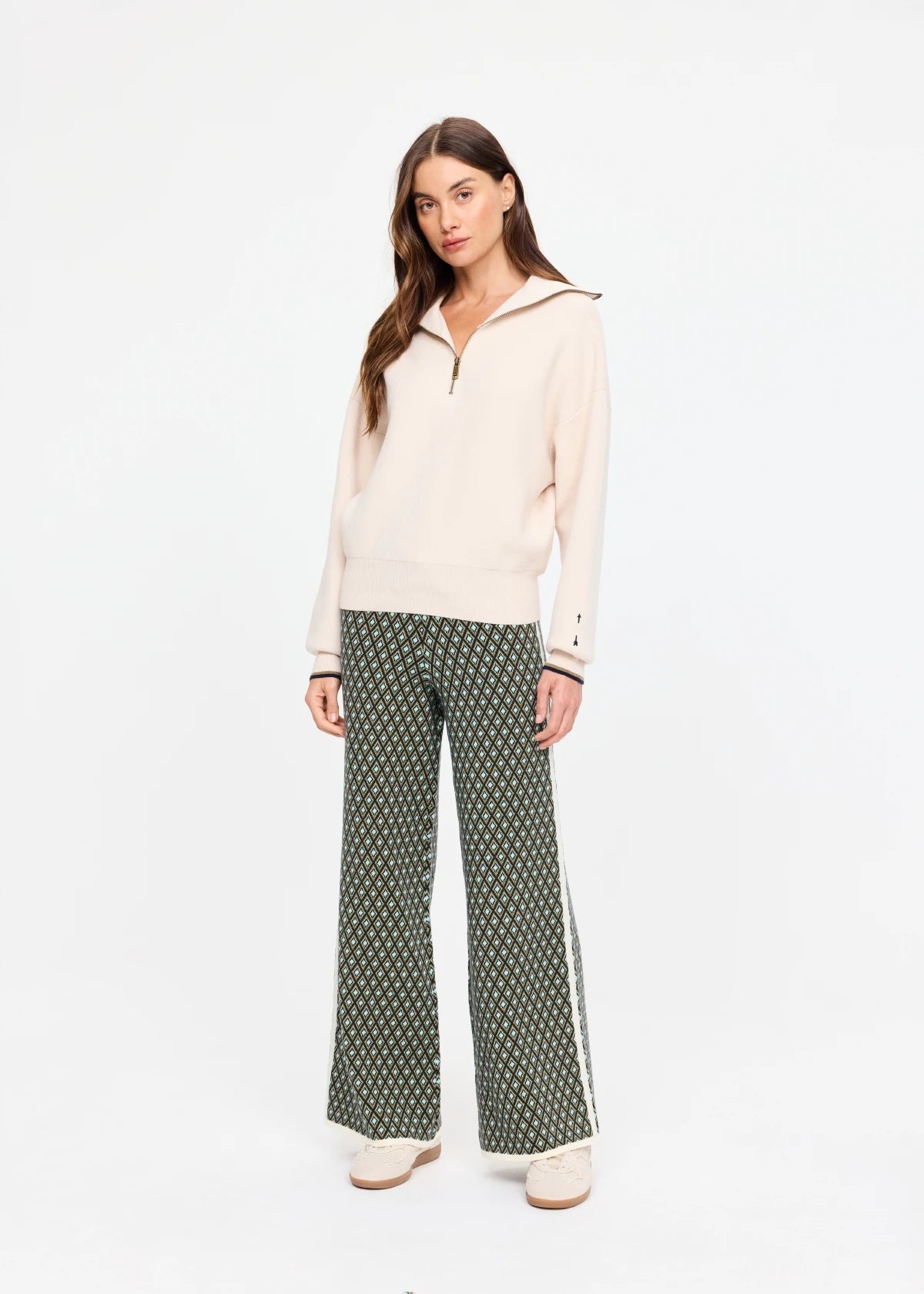 The Upside | Kairo Half Zip Knit - Cream