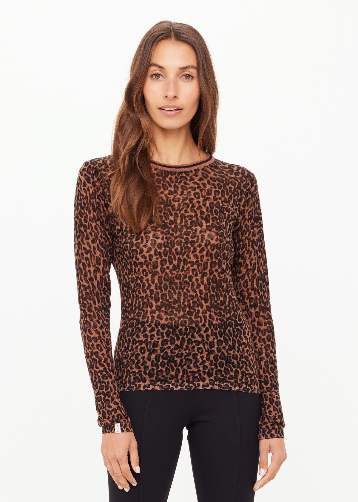 The Upside | Ludlow Ada Long Sleeve Knit - Leopard