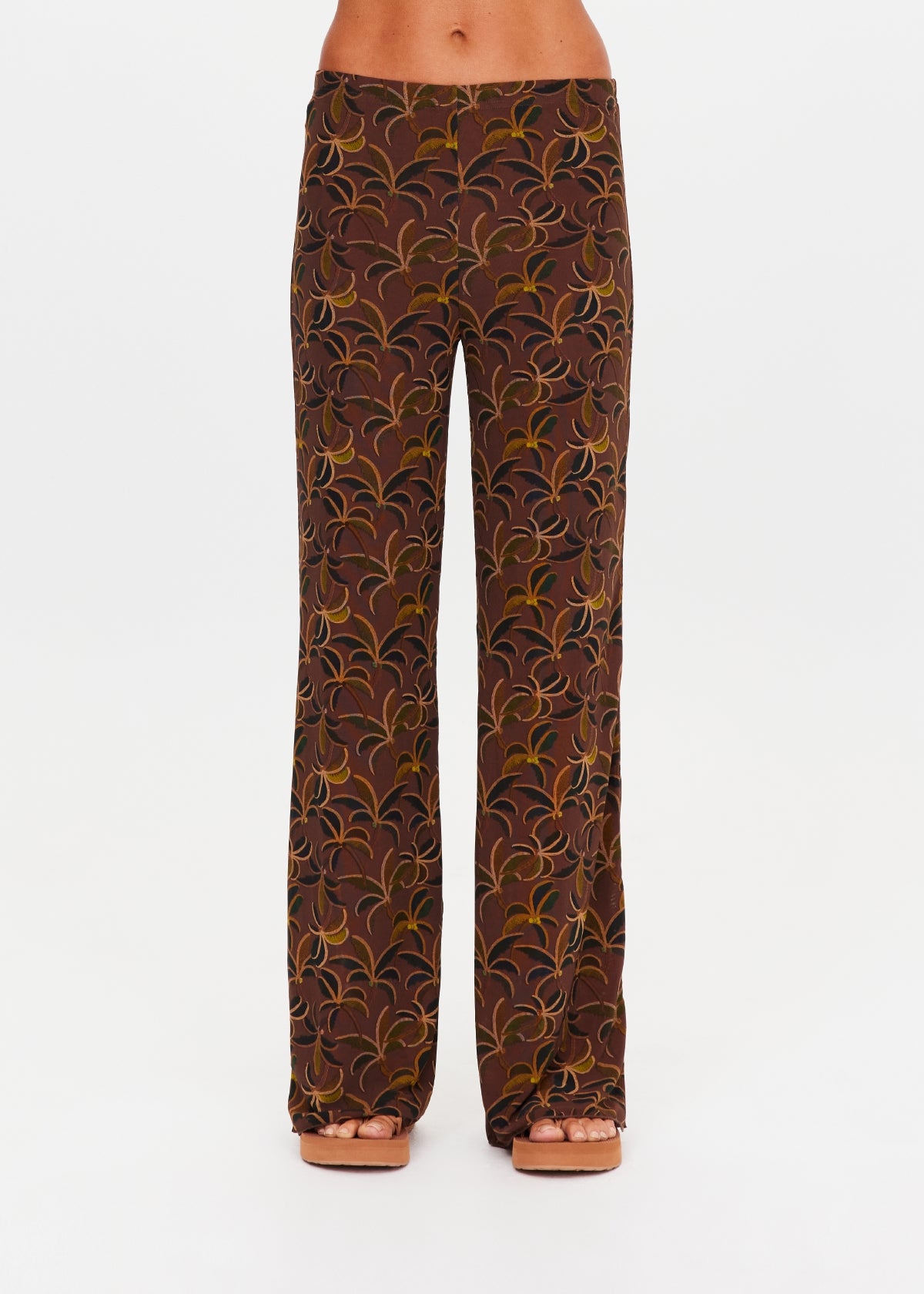 The Upside | Tash Straight Leg Pant - Palm Laguna
