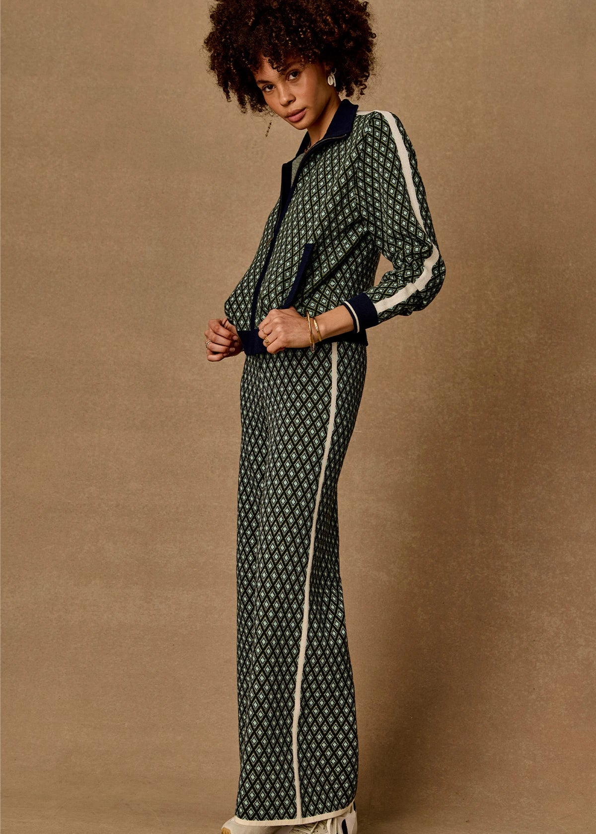 The Upside | Viva Juniper Knit Pant - Geo