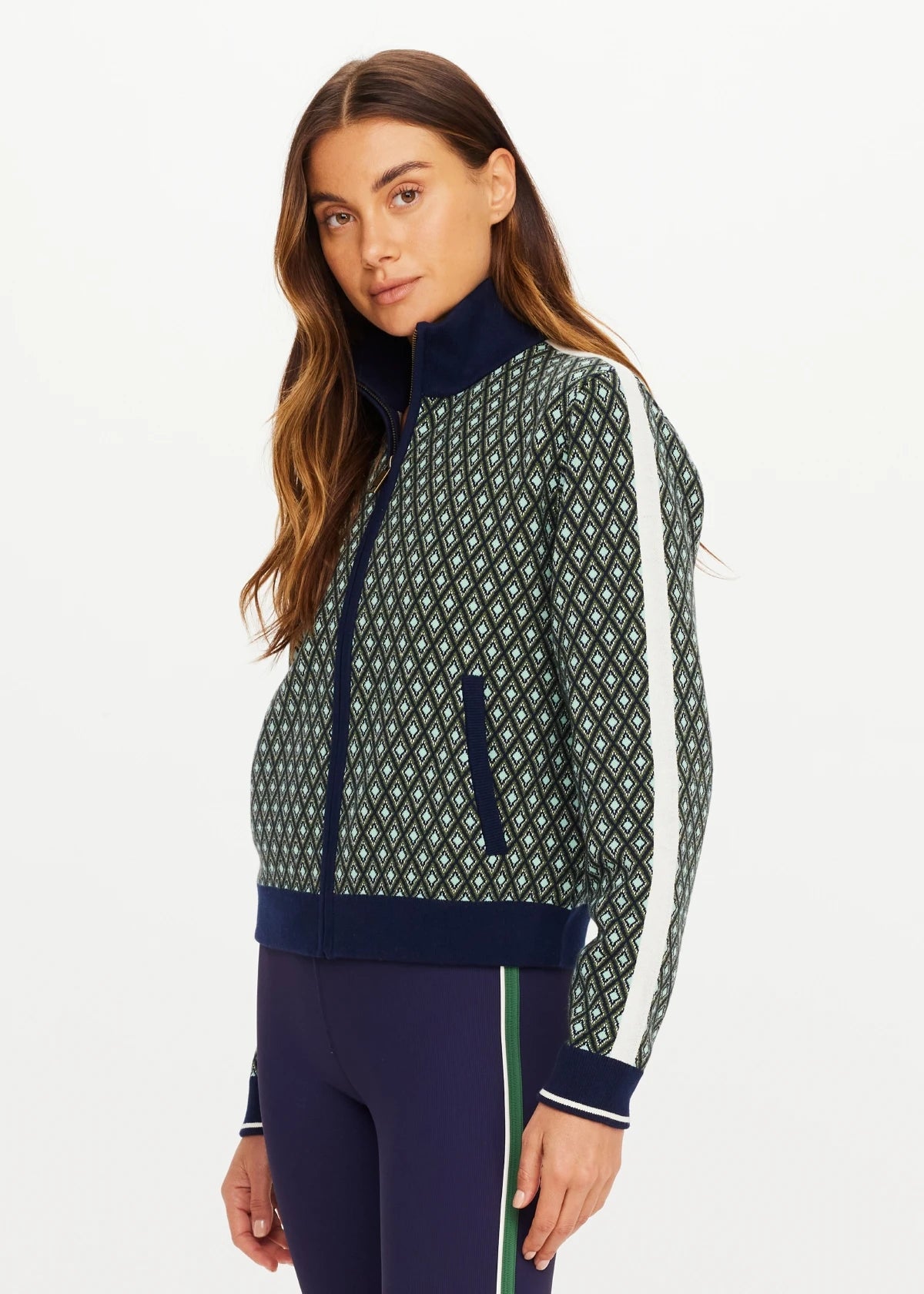 The Upside | Viva Margot Knit Jacket - Geo