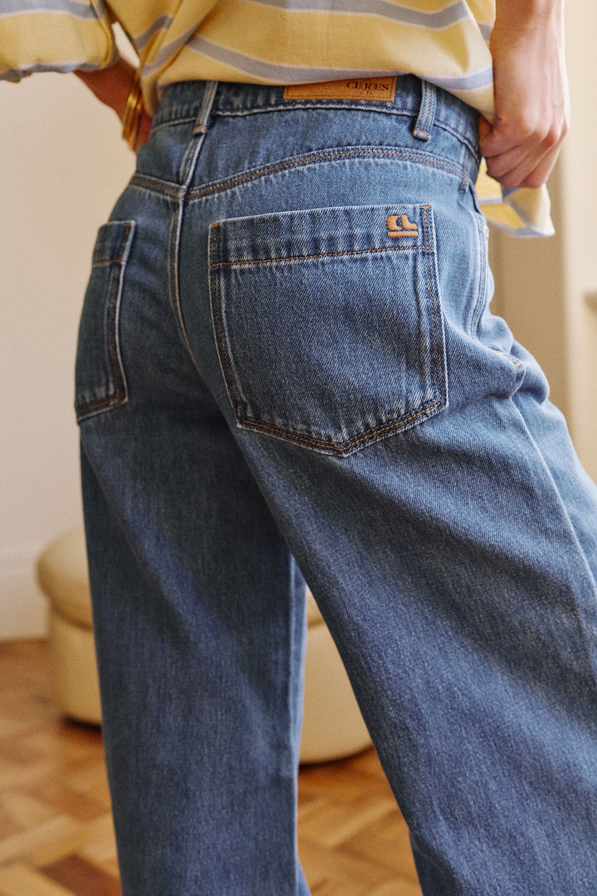 Ceres Life | Willow Soft Wide Leg Jean - Fresh Indigo