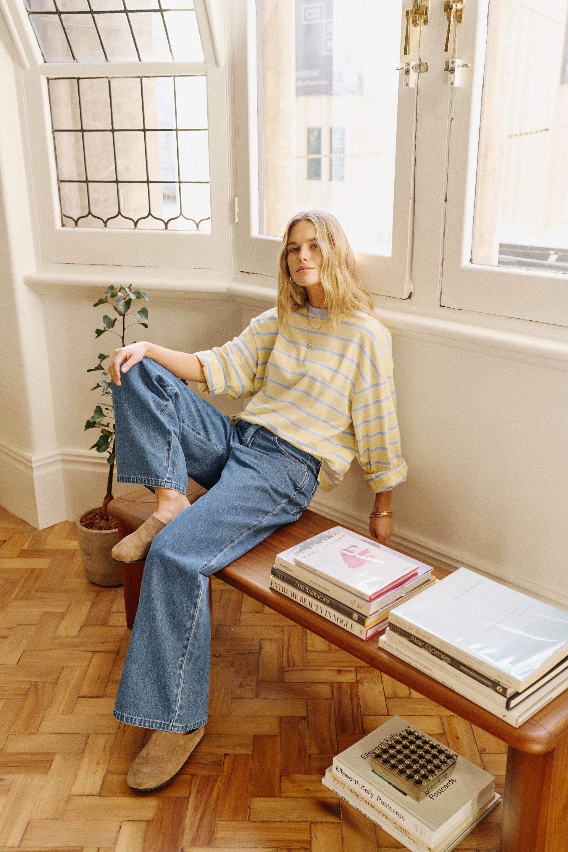 Ceres Life | Willow Soft Wide Leg Jean - Fresh Indigo