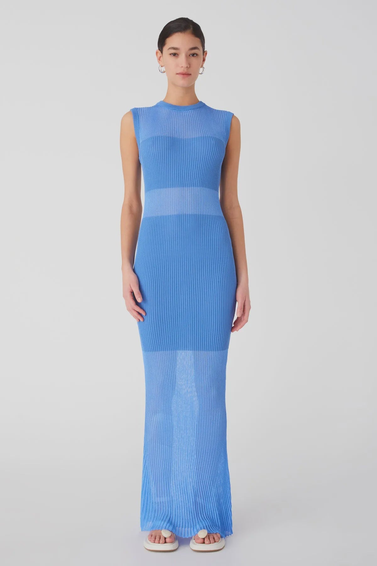 Misha | Elyna Midi Dress - Marina Blue