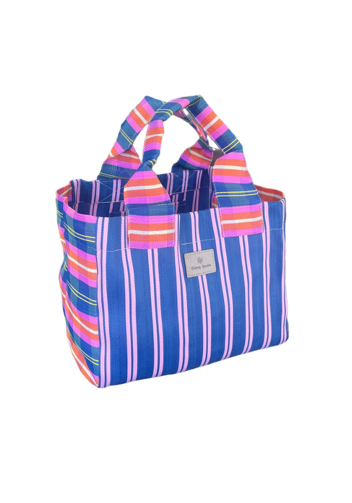 Bundle Tote - Alice Blue Plaid