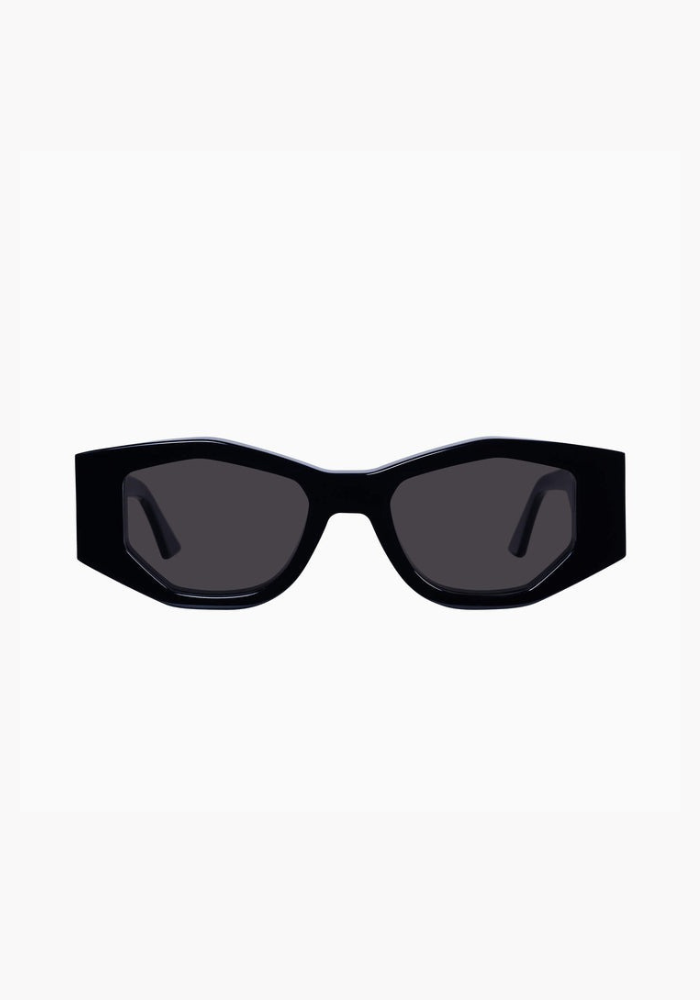 Valley | Valiant Gloss Black w. Silver Metal / Black Lens