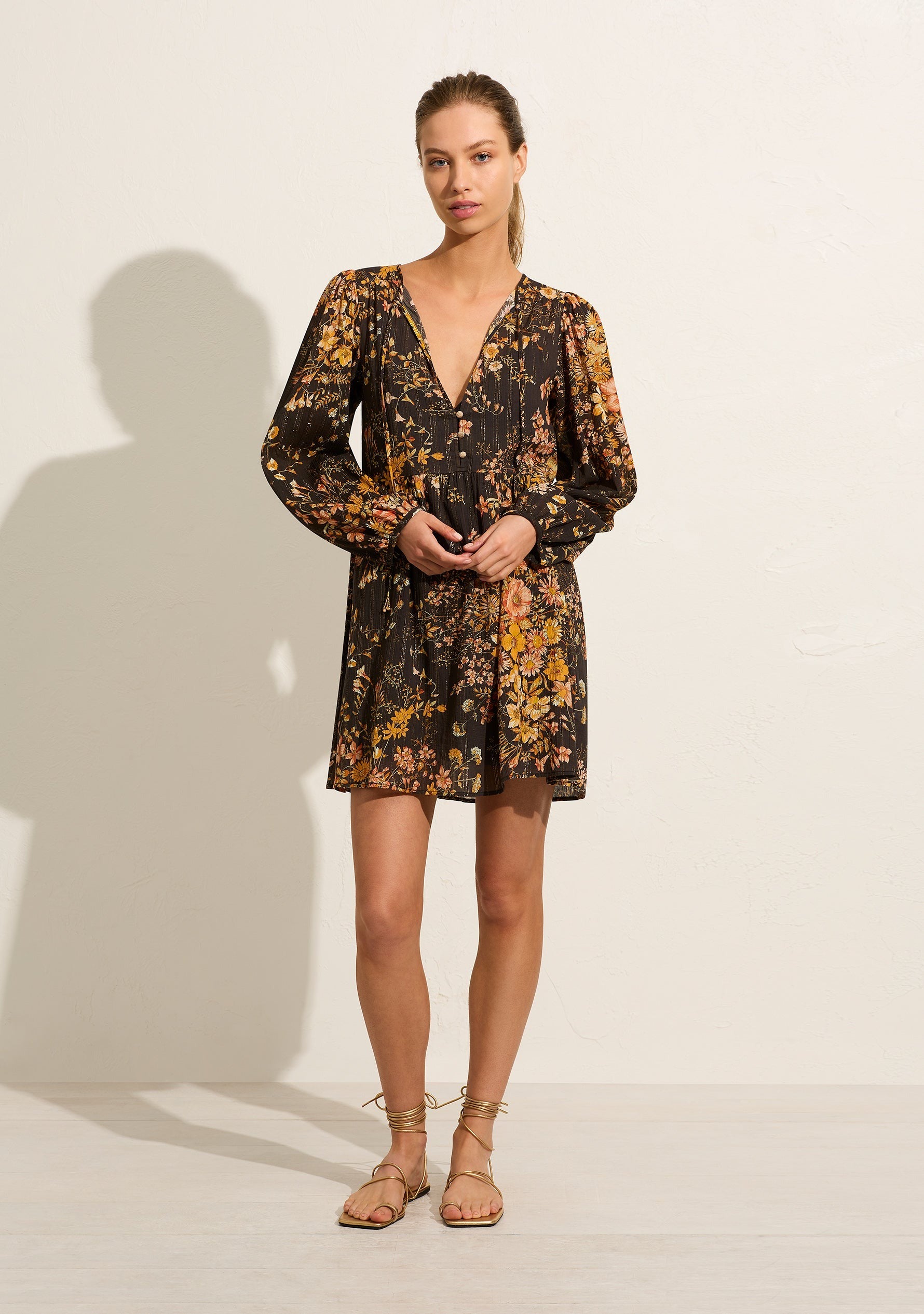 Auguste | Agnes Mini Dress Charcoal