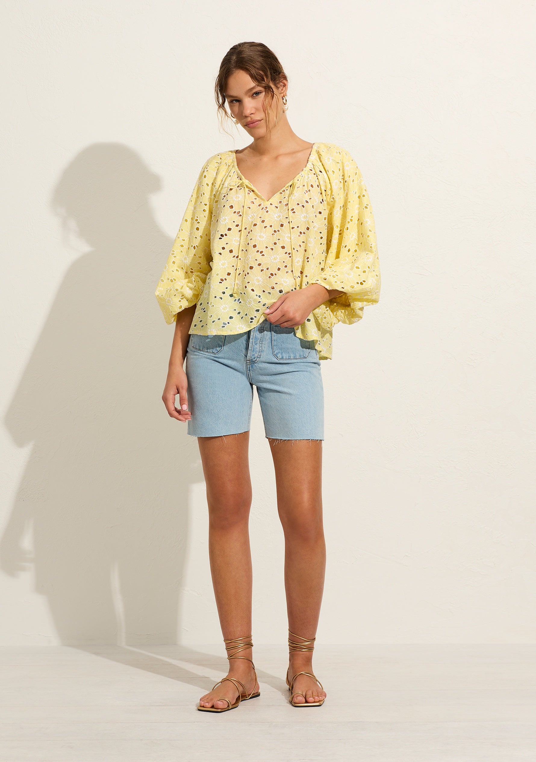 Auguste The Label | Core Embroidered Blouse