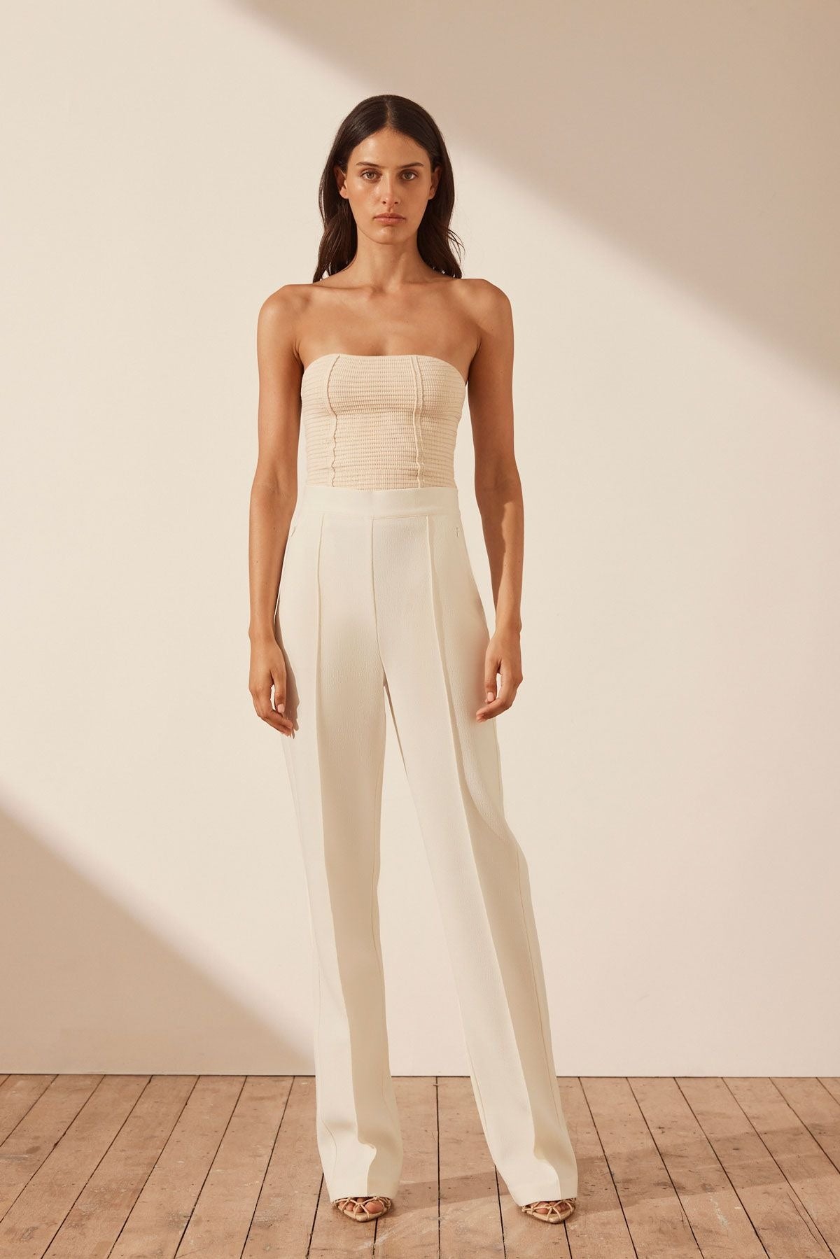 Shona Joy | Amura Side Panel Pant - Cream