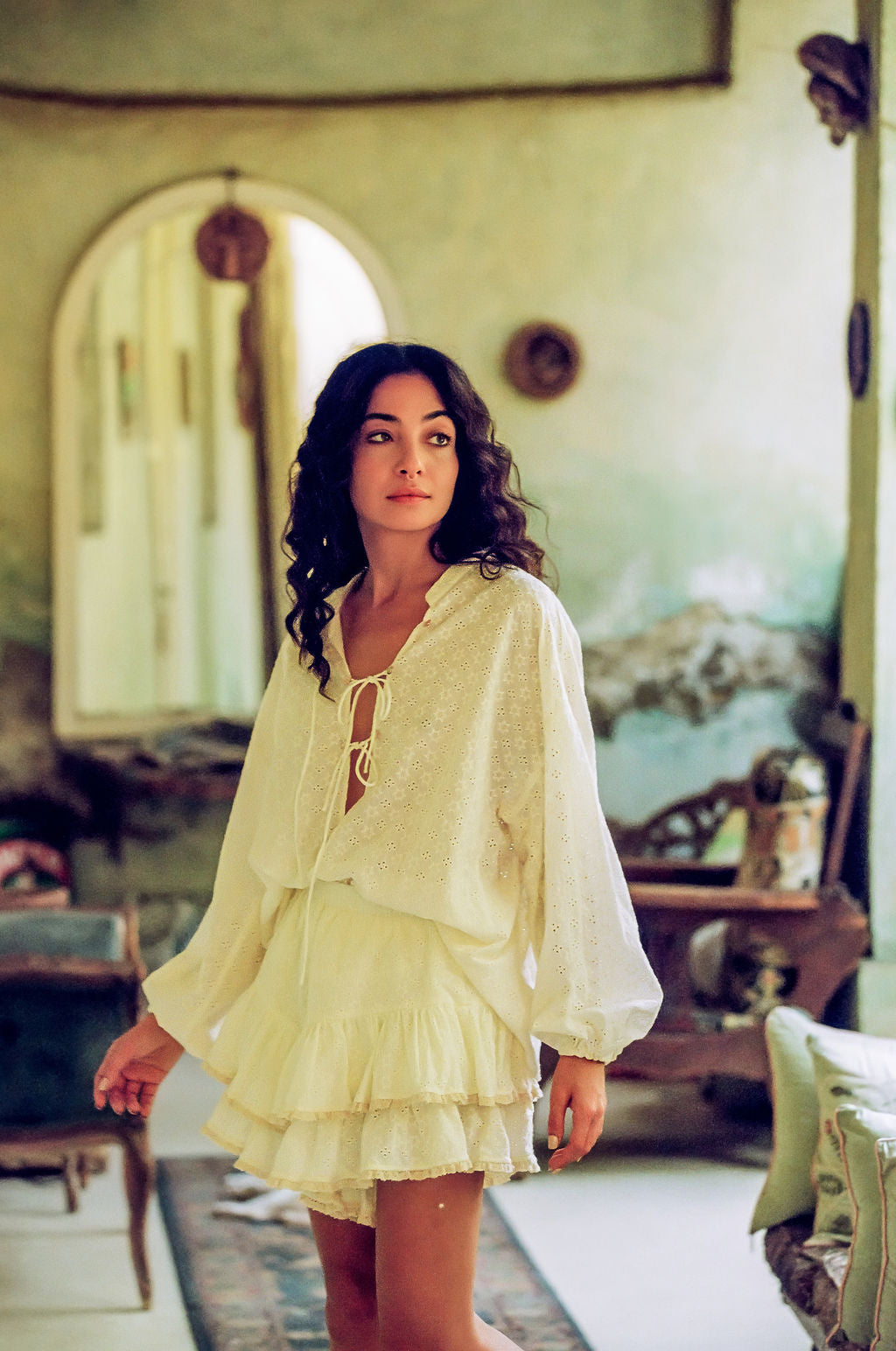 Kinga Csilla | Kaya Anglaise Alba Blouse