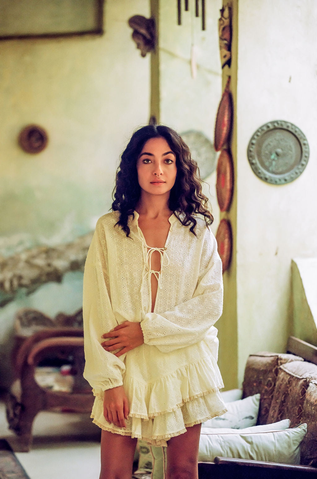 Kinga Csilla | Kaya Anglaise Alba Blouse