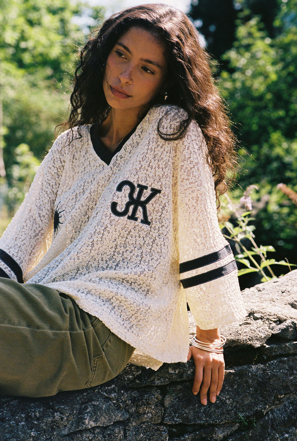 Kinga Csilla | Tarot Lace Onyx Tee